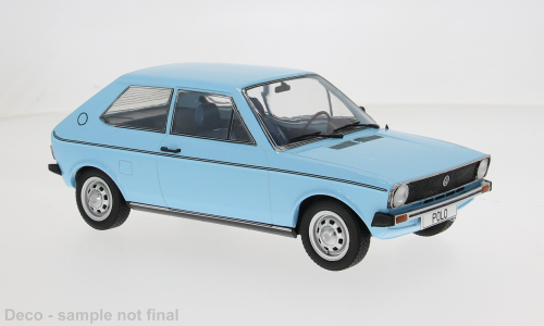 MCG 1:18 Scale Diecast Model Car - 1975 VW Polo I, Blue - MCG18907