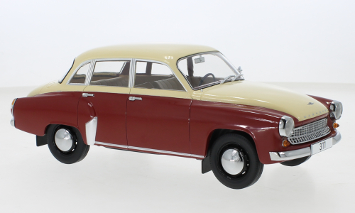 MCG 1:18 Diecast - 1959 Wartburg 311, Red/Beige - MCG18299