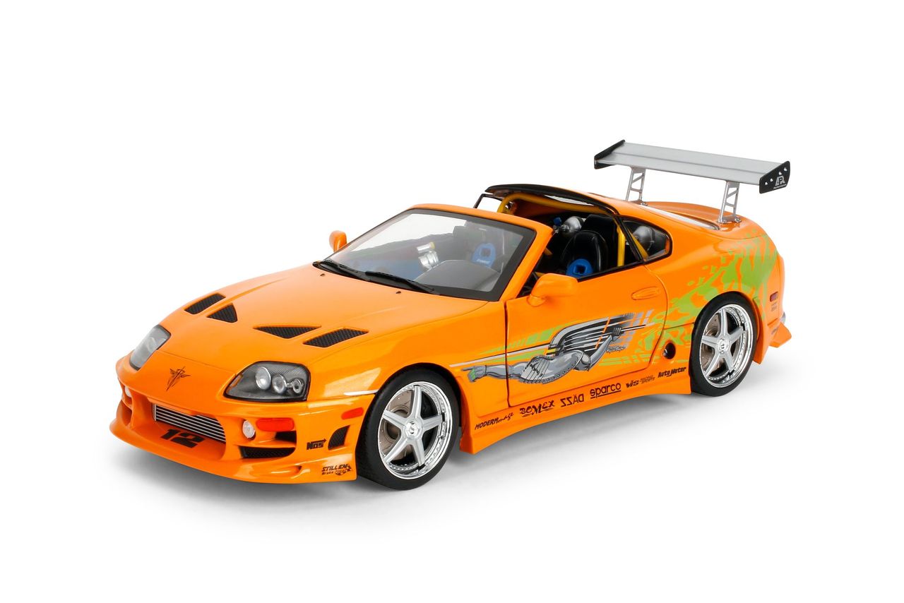 Jada Diecast - 1:18 Brian's Toyota Supra Turbo "Fast & Furious" Orange - 37770