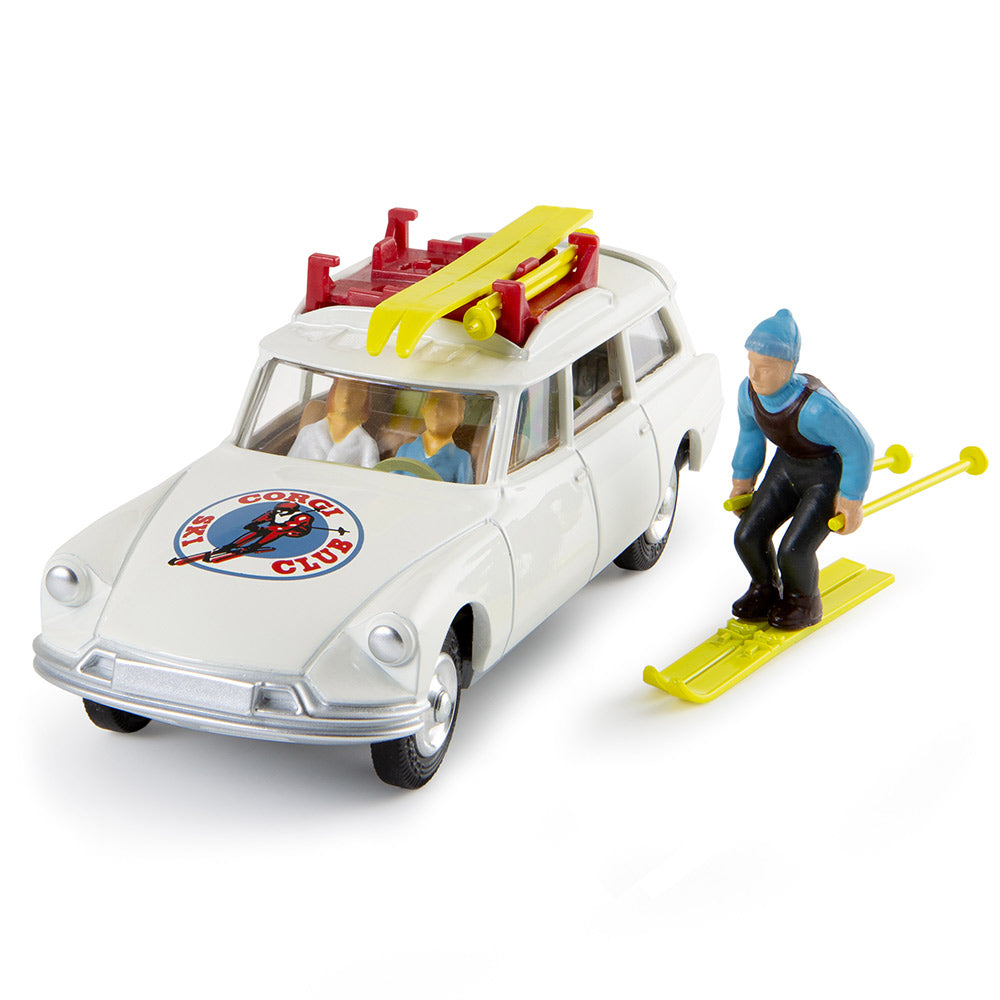 Corgi Model Club 1:48 - Citroen ID19 Safari Corgi Ski Club, White - 475