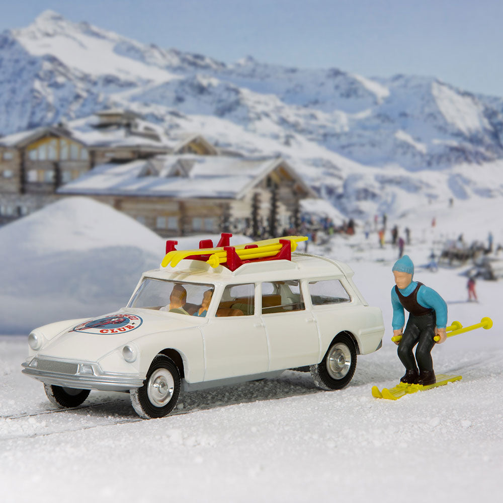 Corgi Model Club 1:48 - Citroen ID19 Safari Corgi Ski Club, White - 475