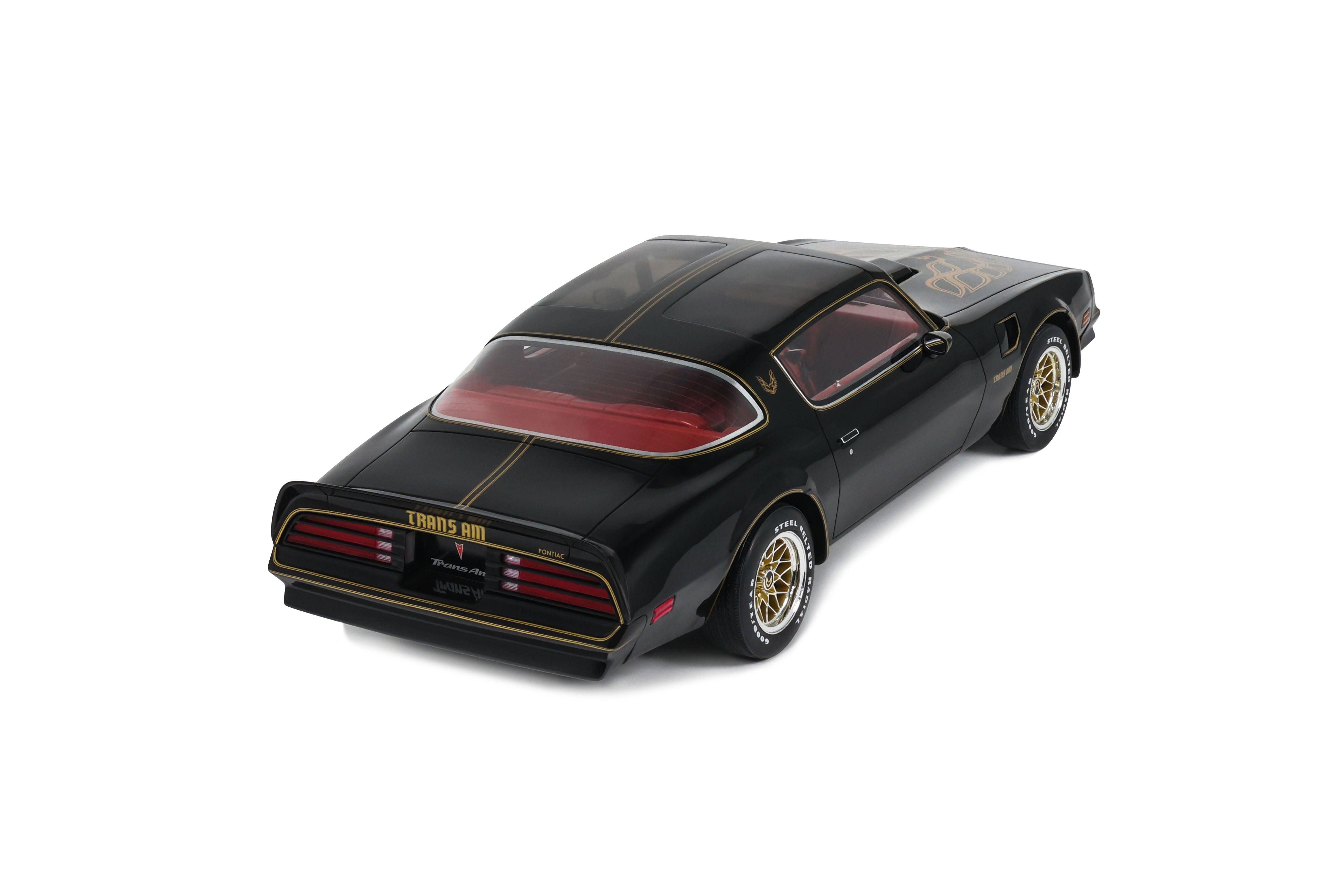OTTO 1:12 Scale Resin - 1978 PONTIAC FIREBIRD TRANS AM, STARLIGHT BLACK 19 - G098