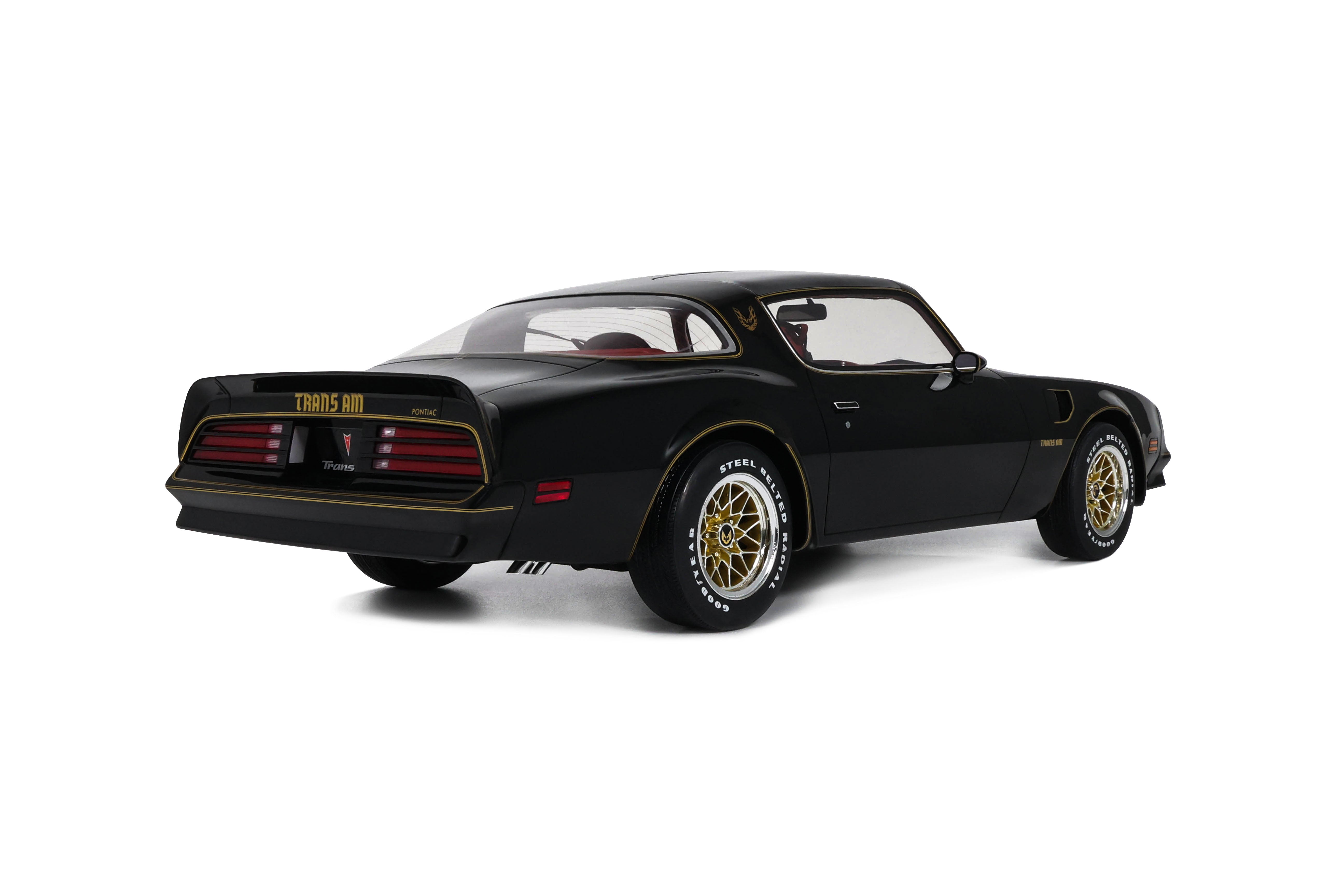 OTTO 1:12 Scale Resin - 1978 PONTIAC FIREBIRD TRANS AM, STARLIGHT BLACK 19 - G098