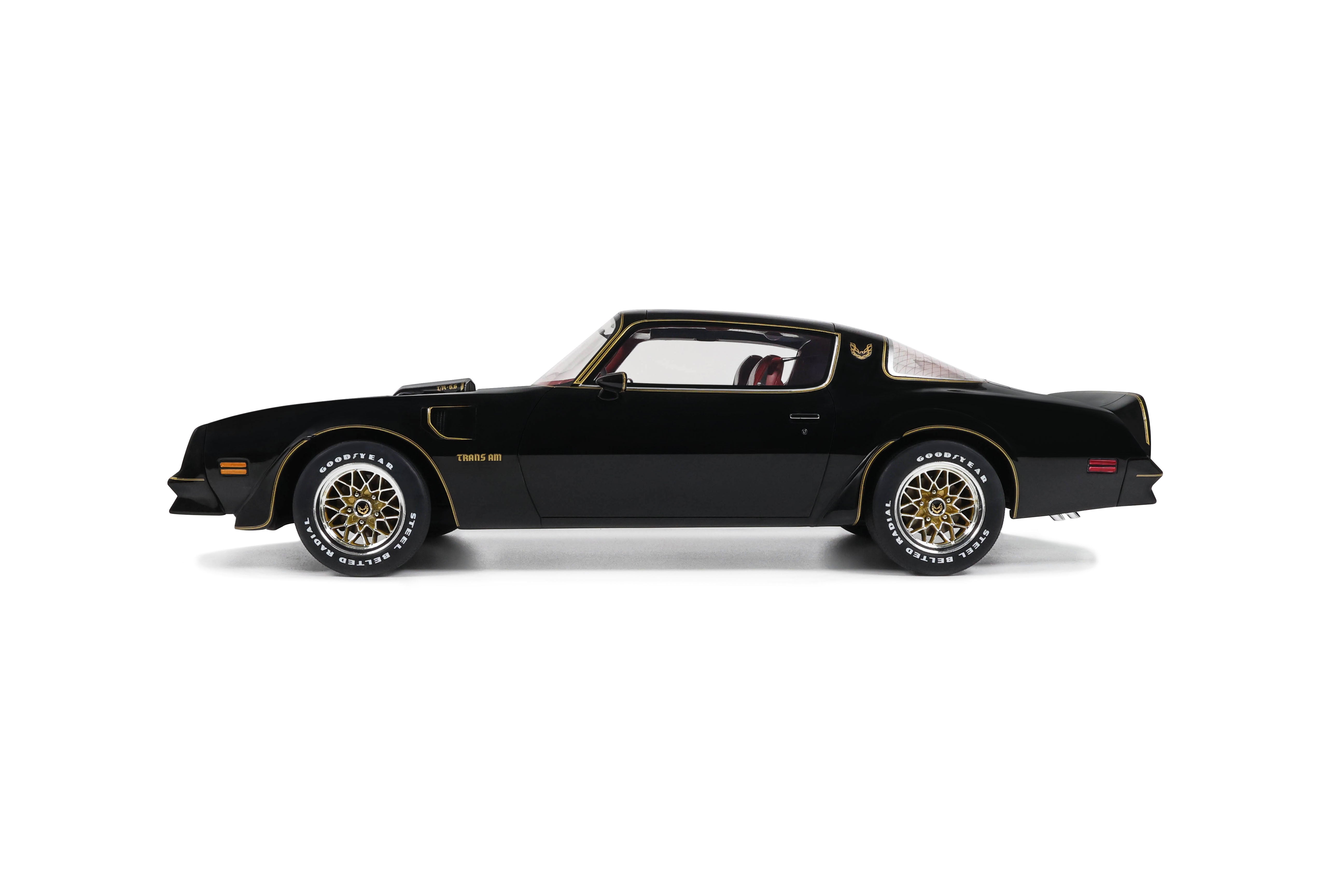 OTTO 1:12 Scale Resin - 1978 PONTIAC FIREBIRD TRANS AM, STARLIGHT BLACK 19 - G098