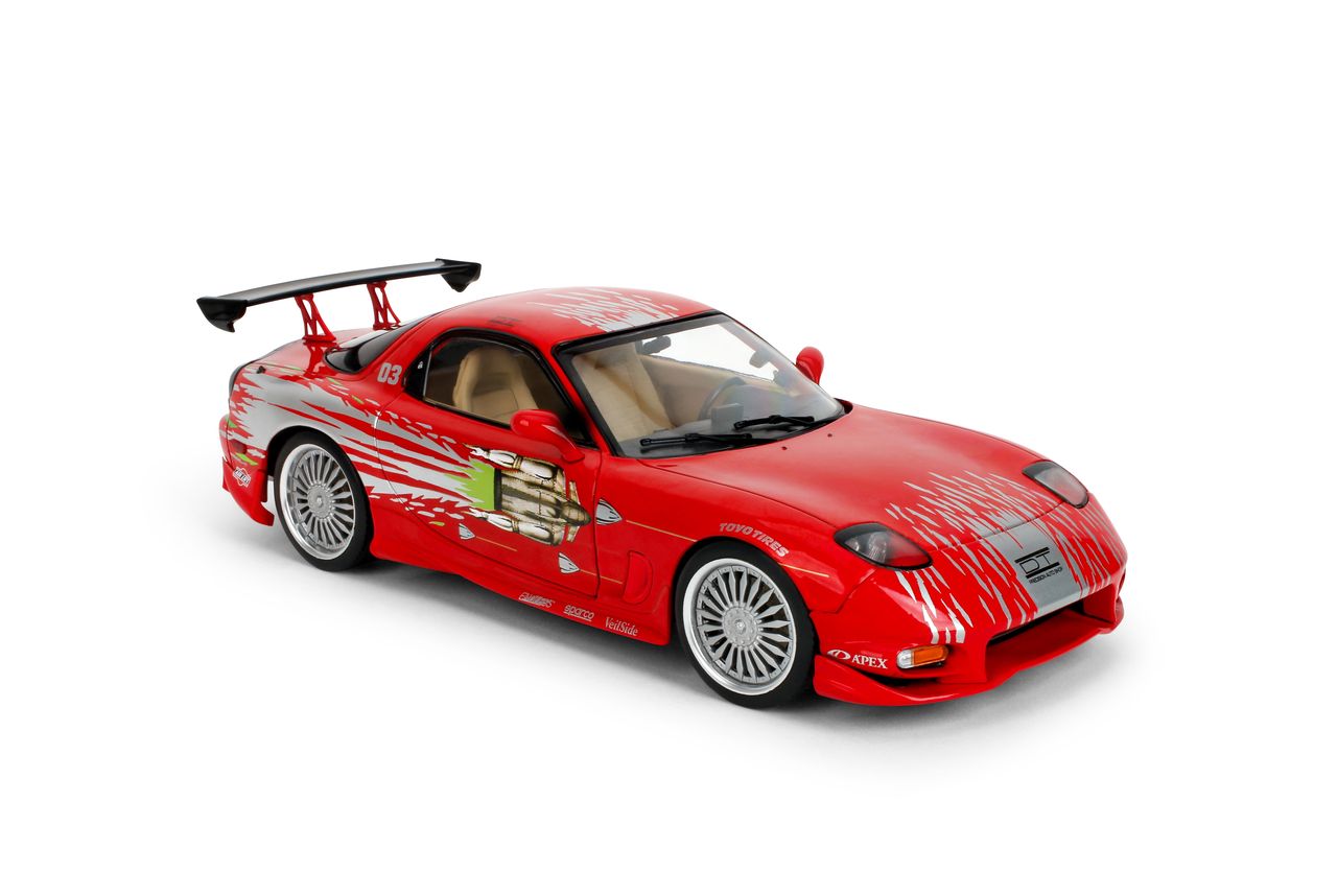 Jada Diecast - 1:18 Dom's Mazda RX7 FD3RS "Fast and Furious" Red - 38137