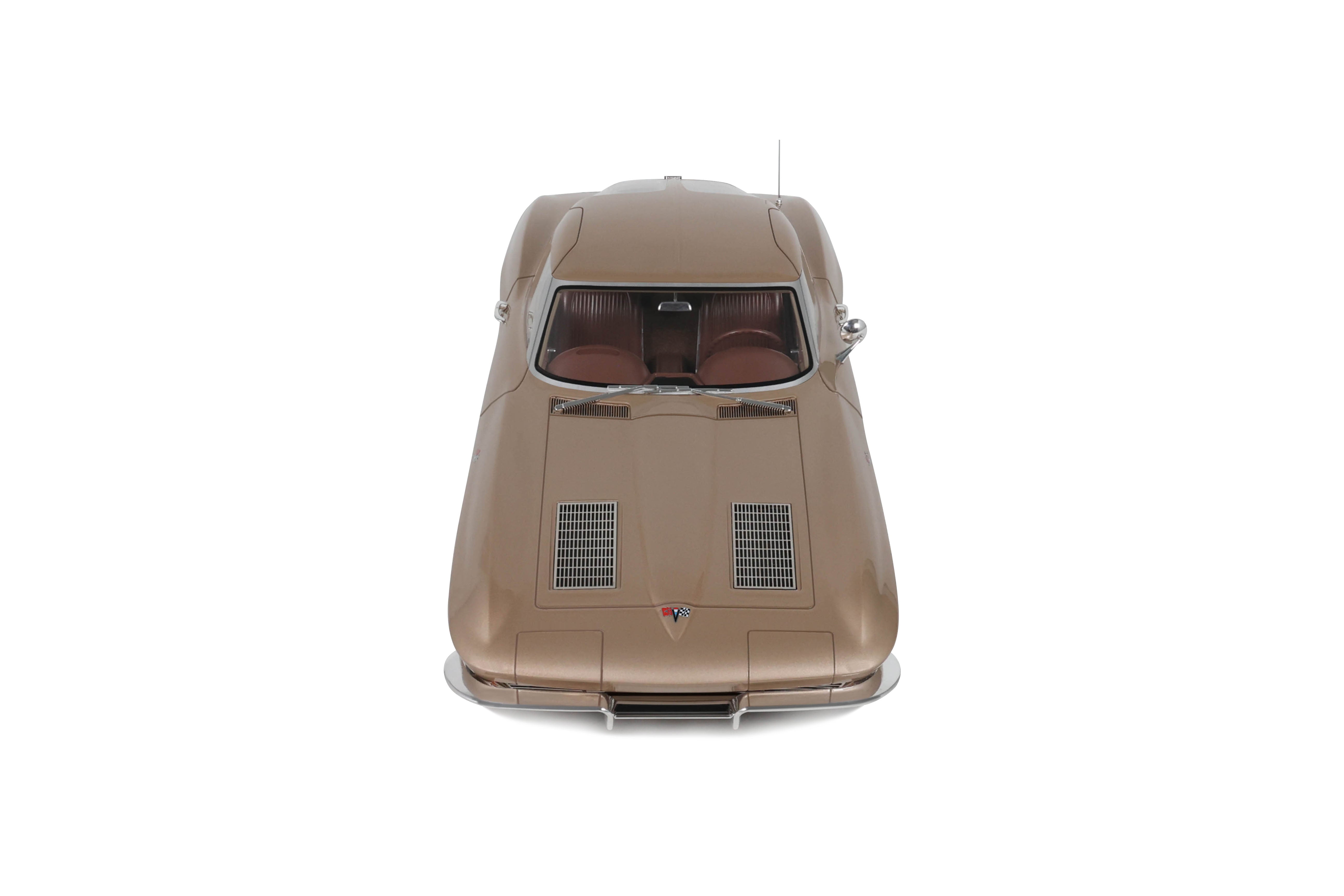 GT Spirit 1:12 Scale Resin, 1963 CHEVROLET CORVETTE C2, SADDLE TAN - GT1004