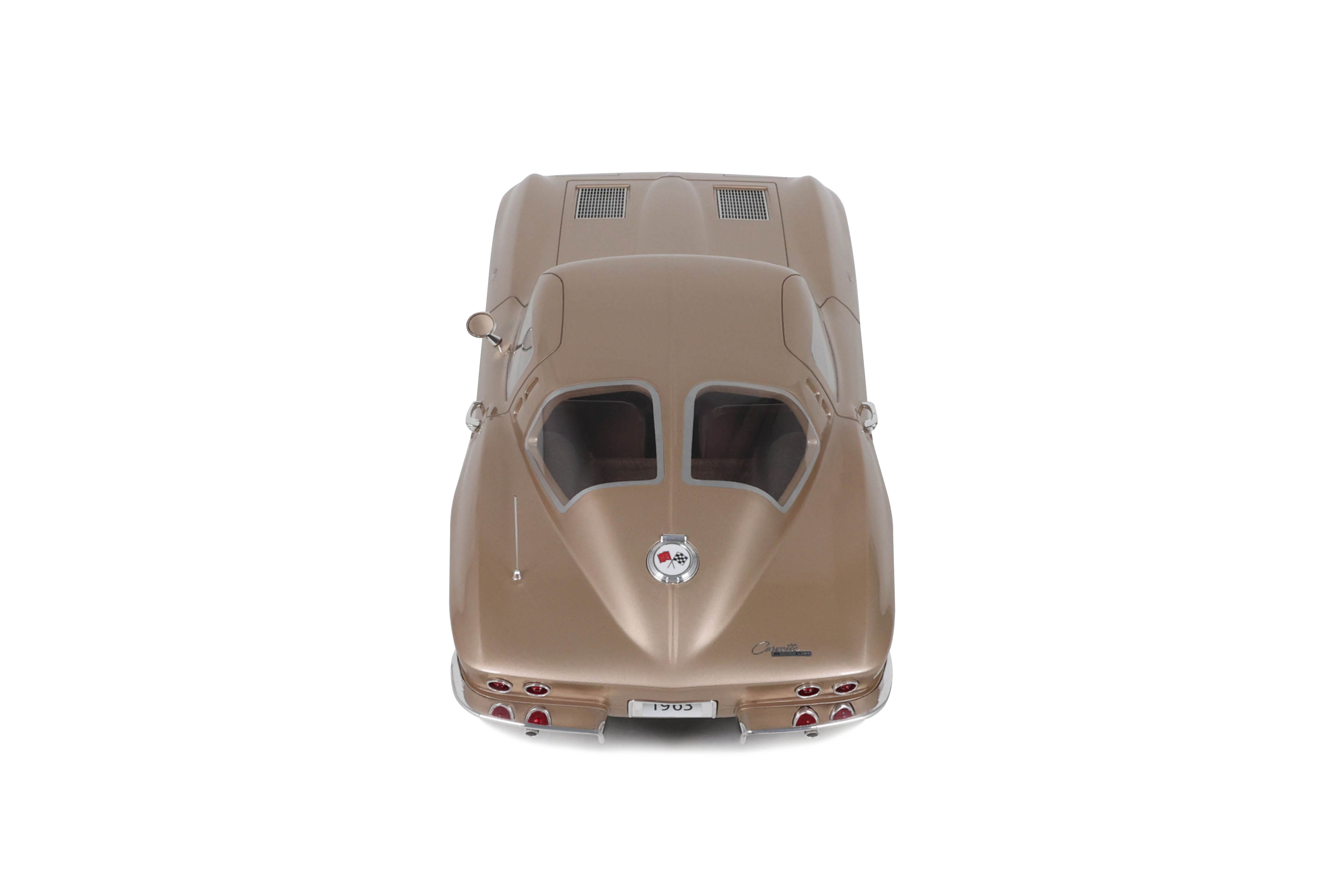 GT Spirit 1:12 Scale Resin, 1963 CHEVROLET CORVETTE C2, SADDLE TAN - GT1004