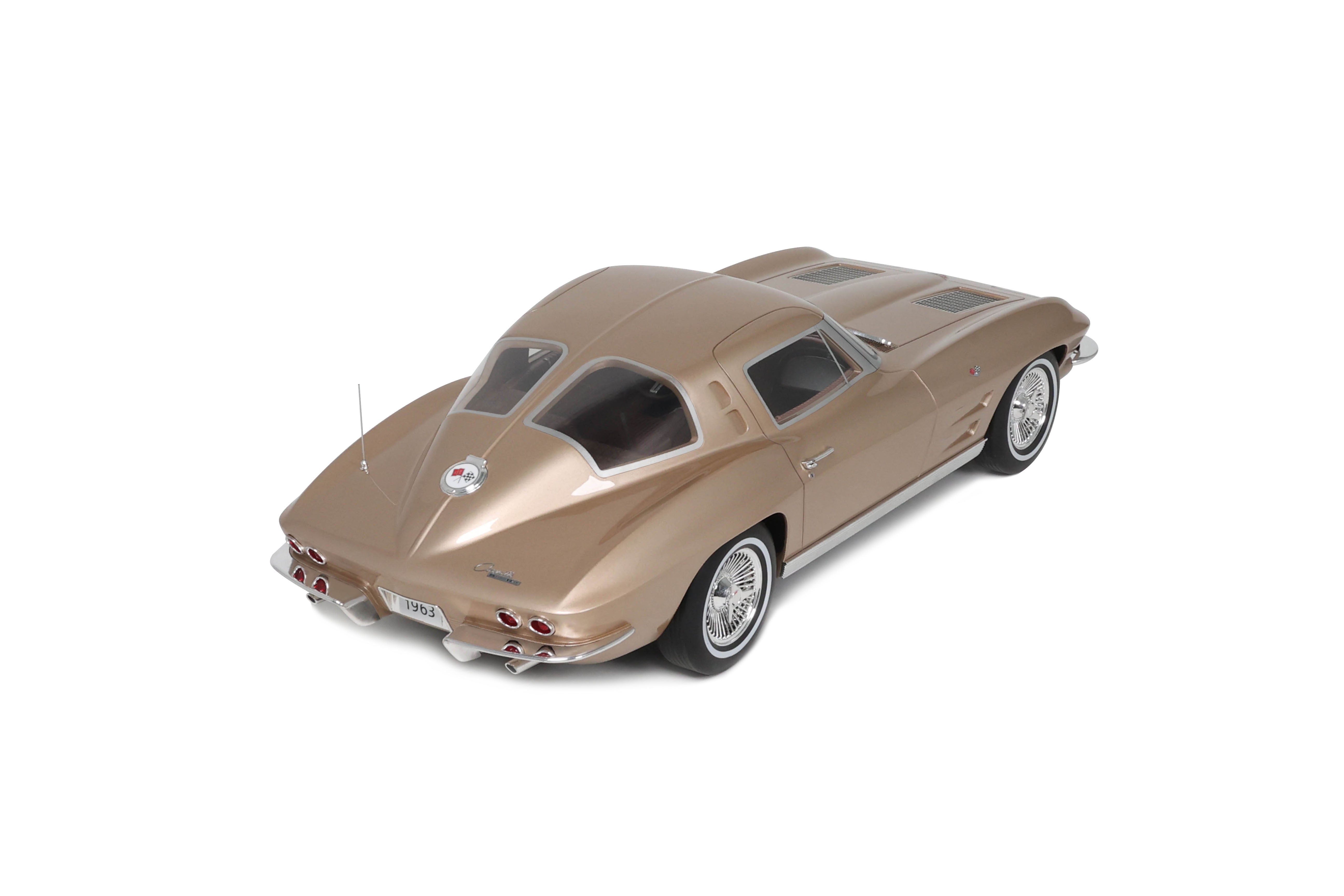 GT Spirit 1:12 Scale Resin, 1963 CHEVROLET CORVETTE C2, SADDLE TAN - GT1004