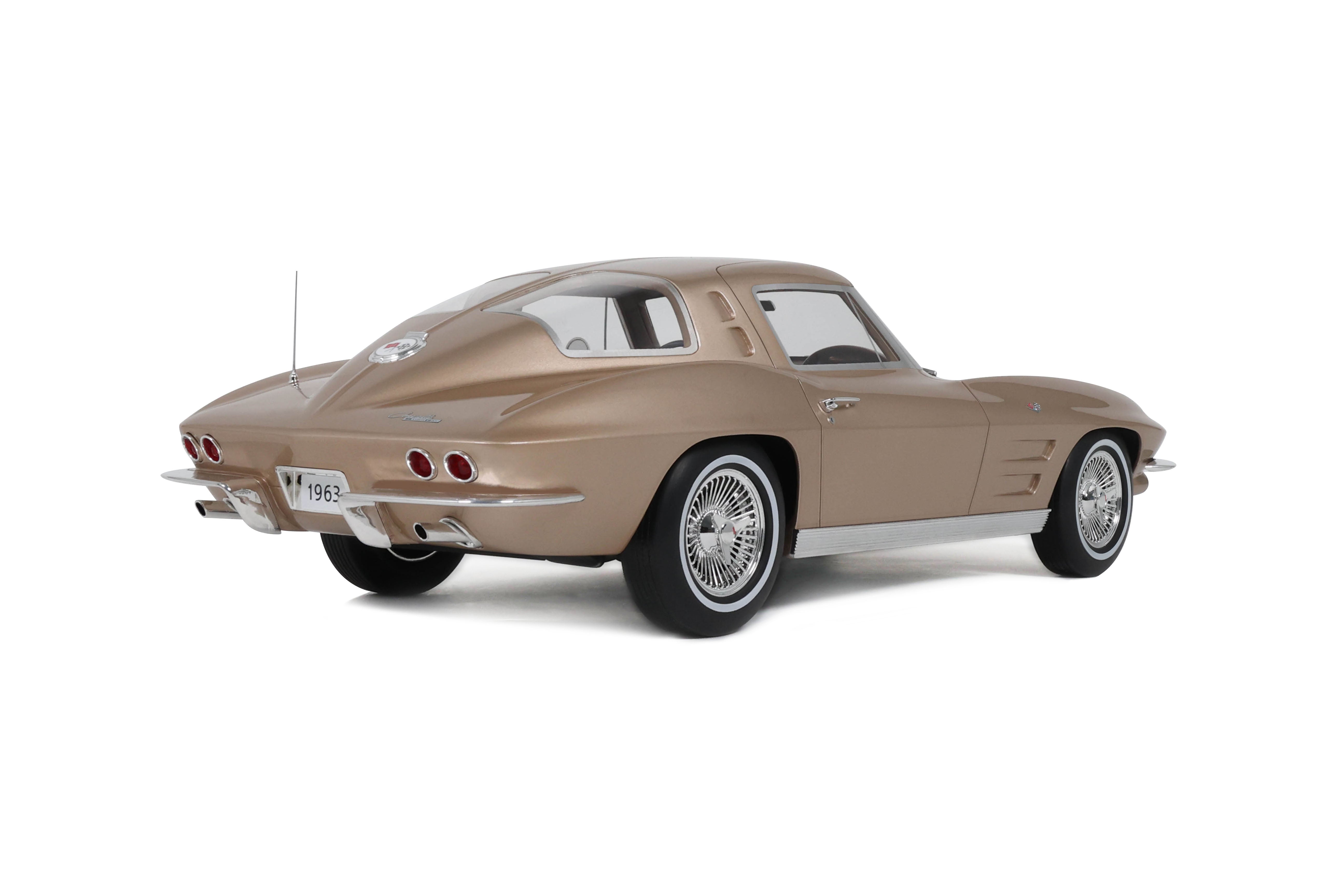 GT Spirit 1:12 Scale Resin, 1963 CHEVROLET CORVETTE C2, SADDLE TAN - GT1004