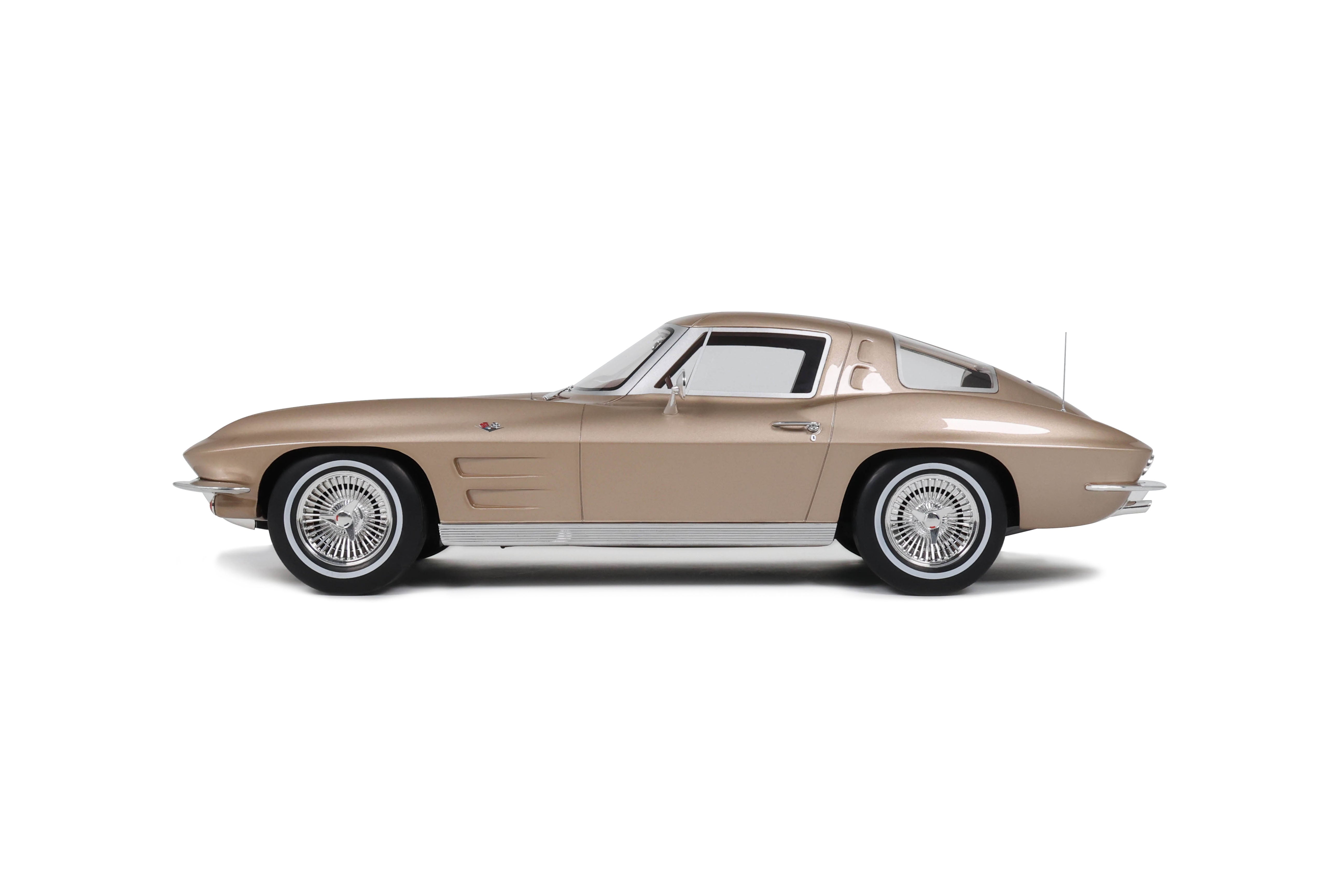 GT Spirit 1:12 Scale Resin, 1963 CHEVROLET CORVETTE C2, SADDLE TAN - GT1004