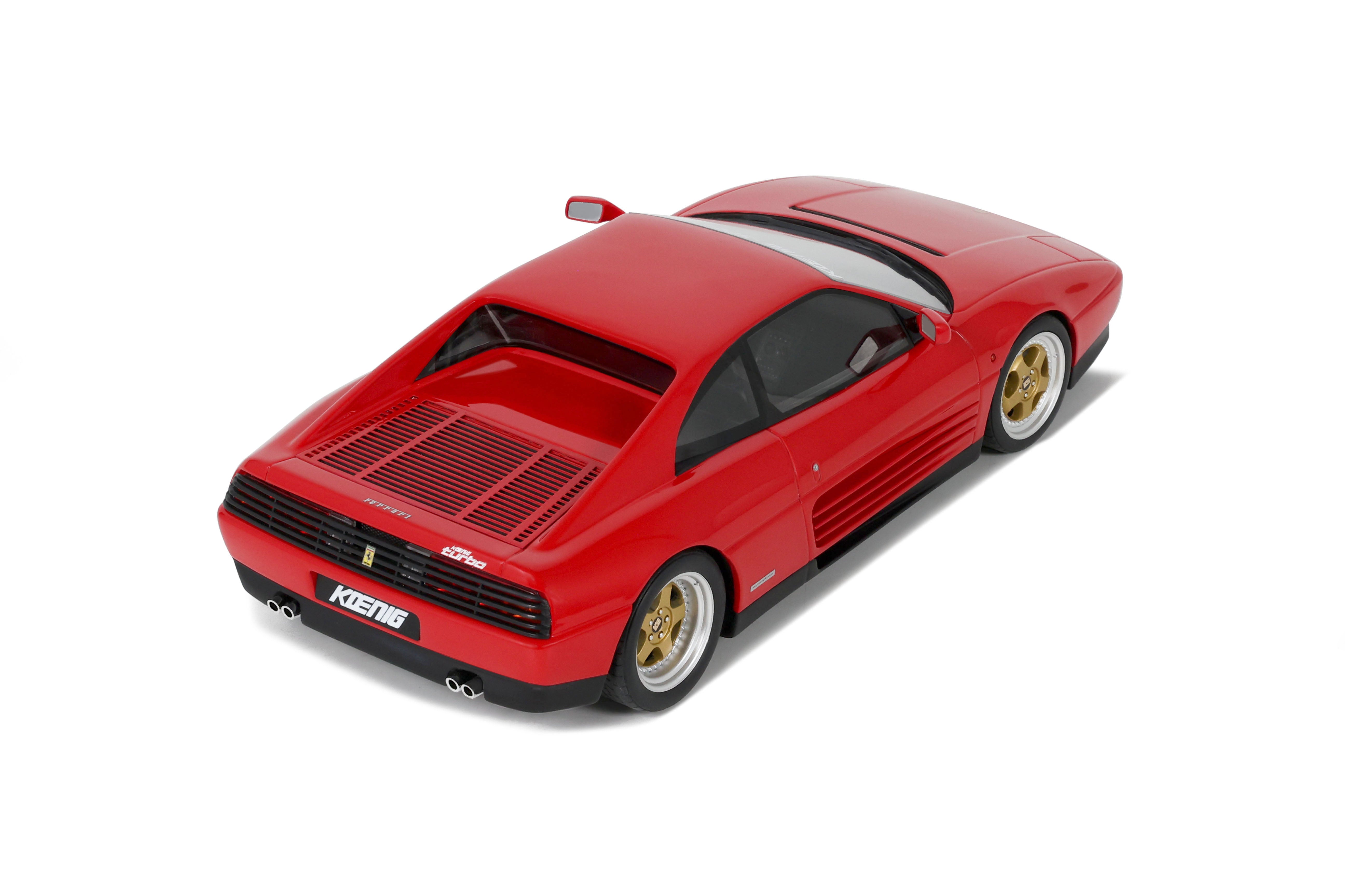 GT Spirit 1:18 Scale Resin, 1994 Ferrari 348 Twin Turbo Koenig Special - Red - GT472