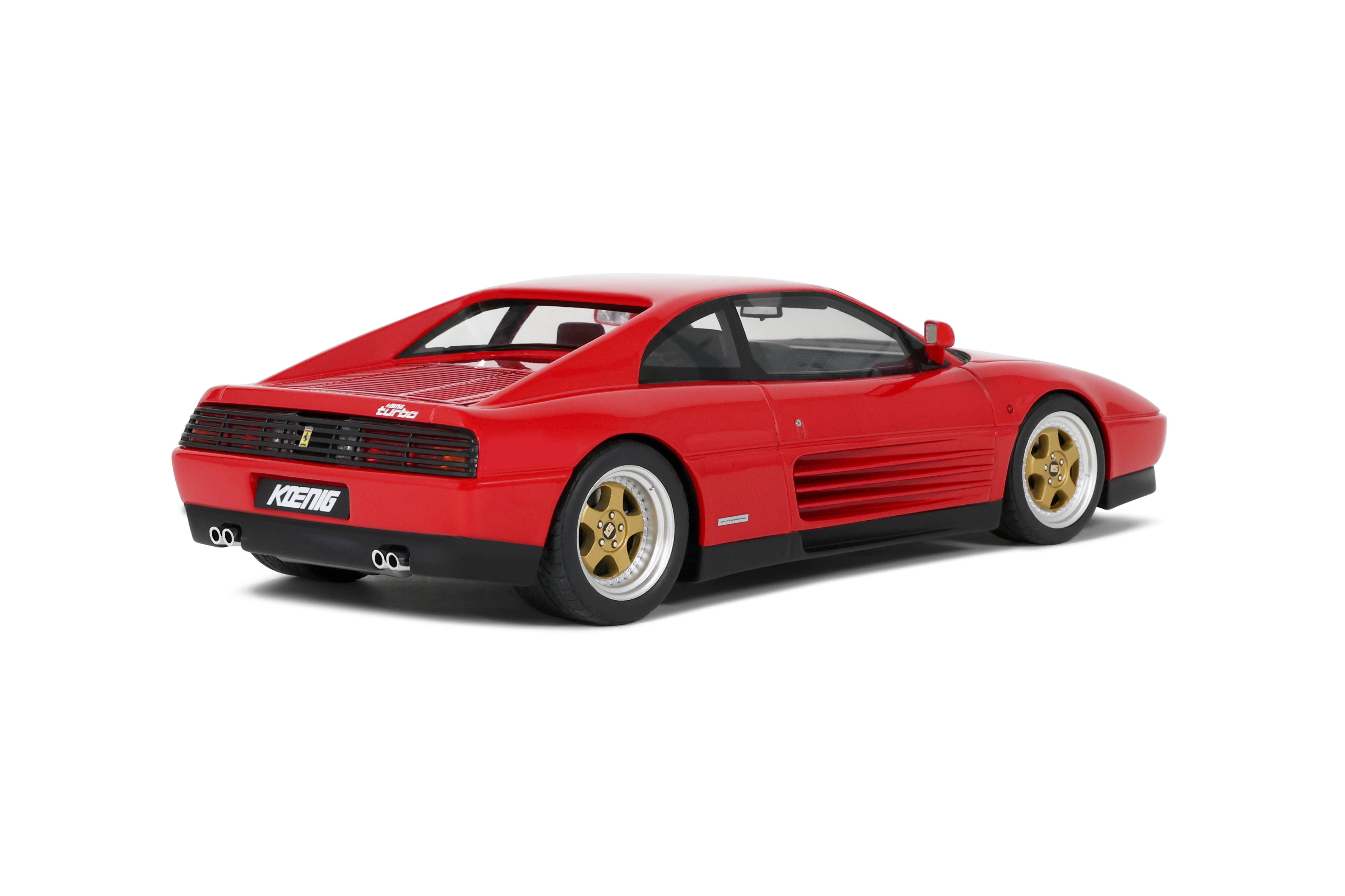 GT Spirit 1:18 Scale Resin, 1994 Ferrari 348 Twin Turbo Koenig Special - Red - GT472