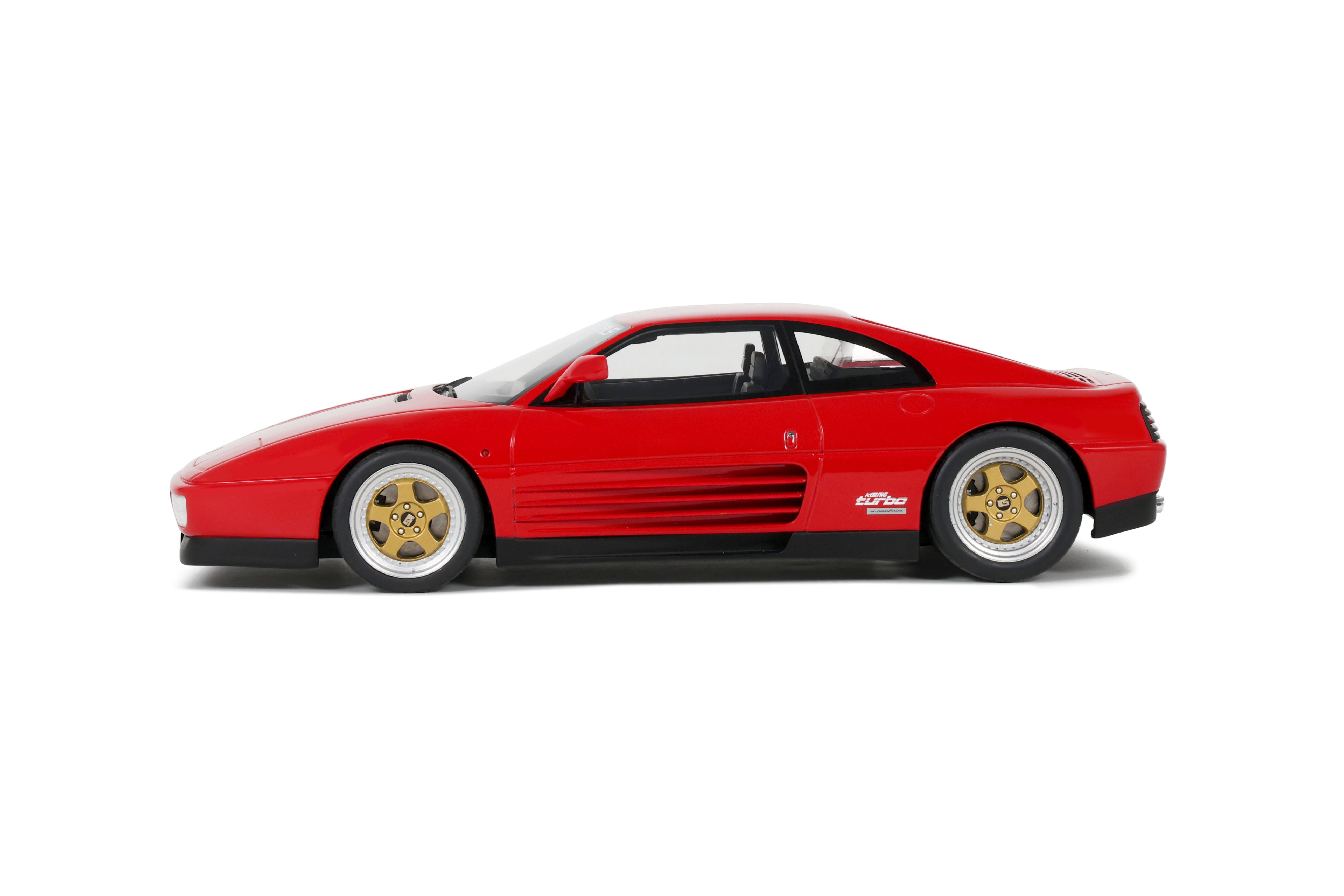 GT Spirit 1:18 Scale Resin, 1994 Ferrari 348 Twin Turbo Koenig Special - Red - GT472