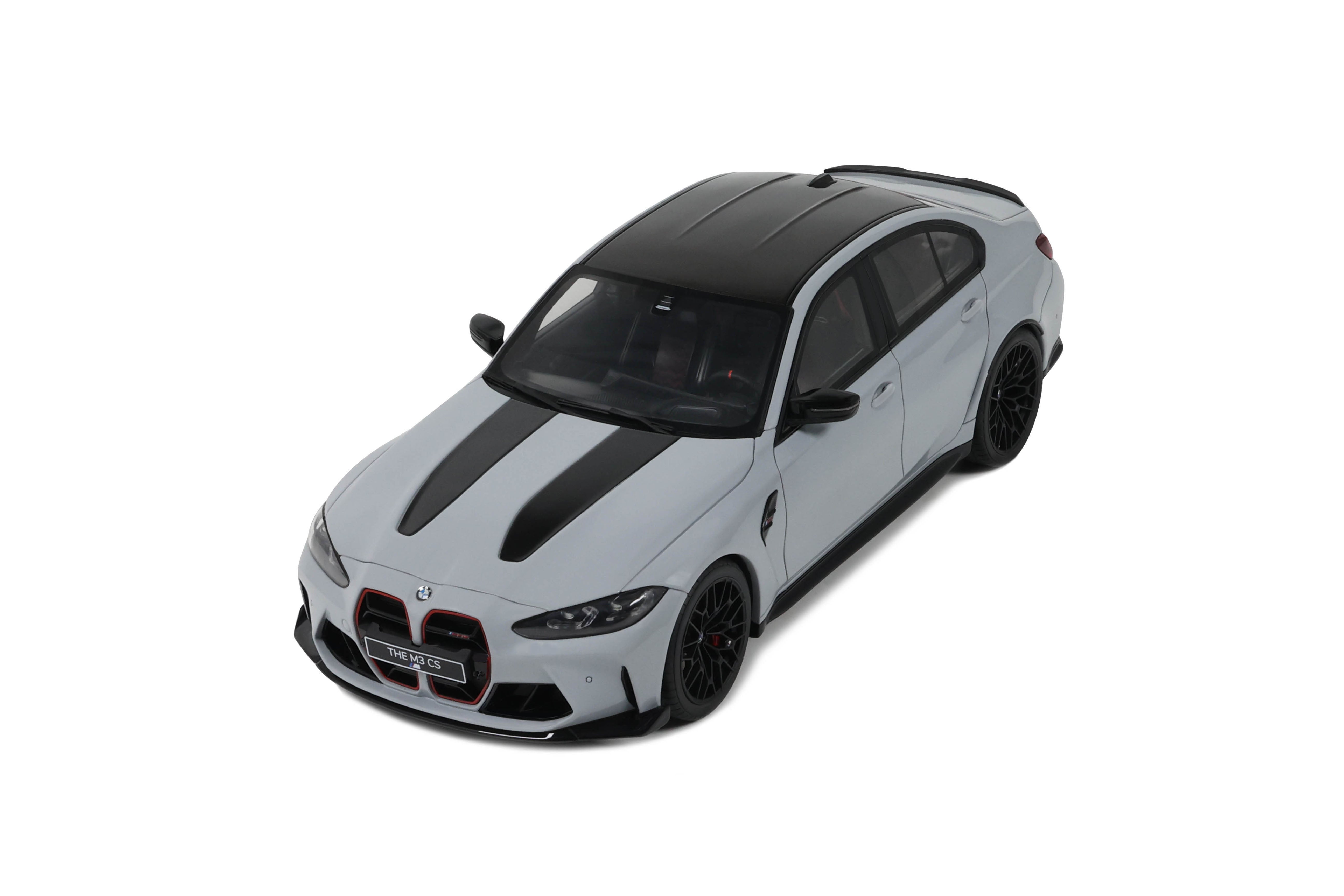 GT Spirit 1:18 Scale Resin, 2024 BMW M3 CS M - Brooklyn Grey Metallic - GT510