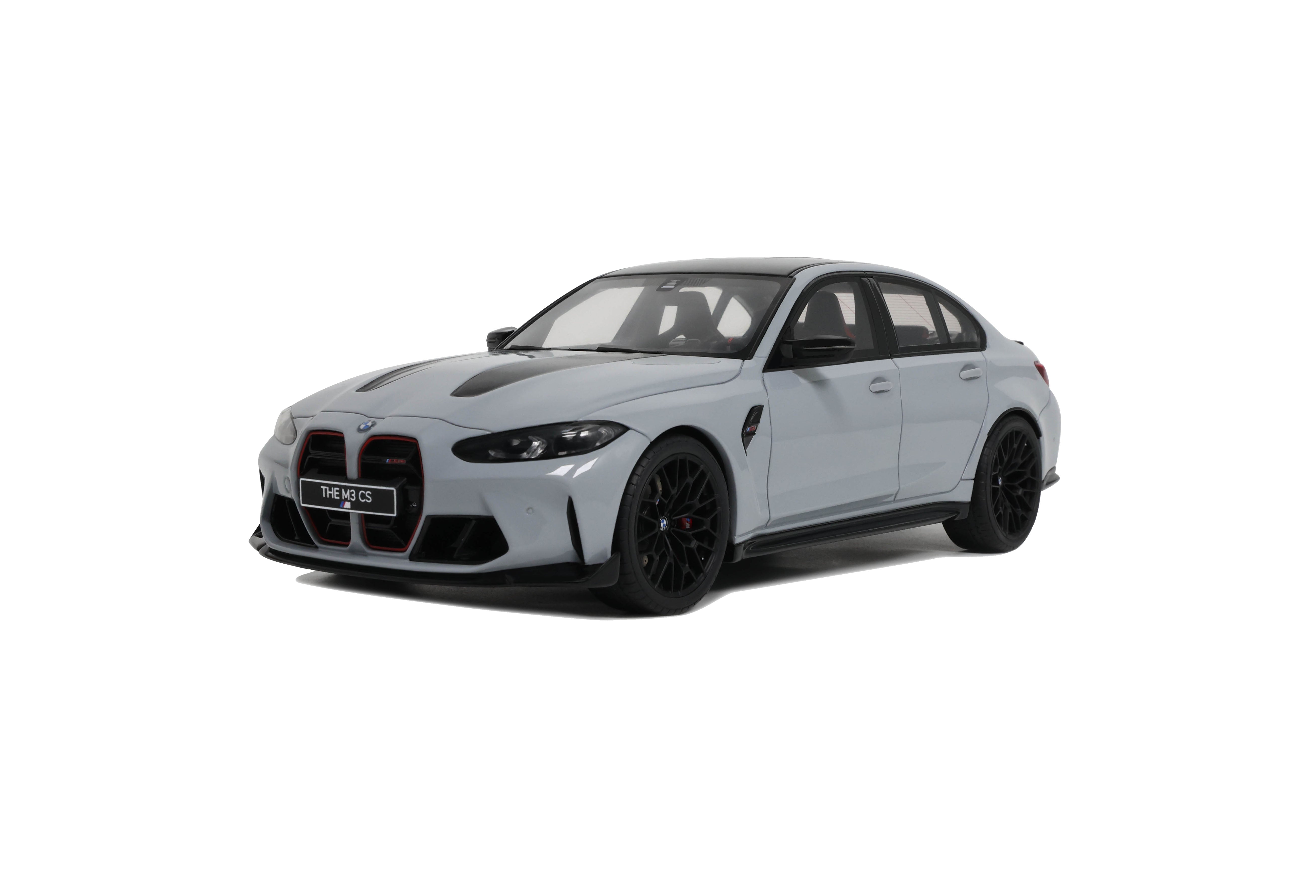 GT Spirit 1:18 Scale Resin, 2024 BMW M3 CS M - Brooklyn Grey Metallic - GT510