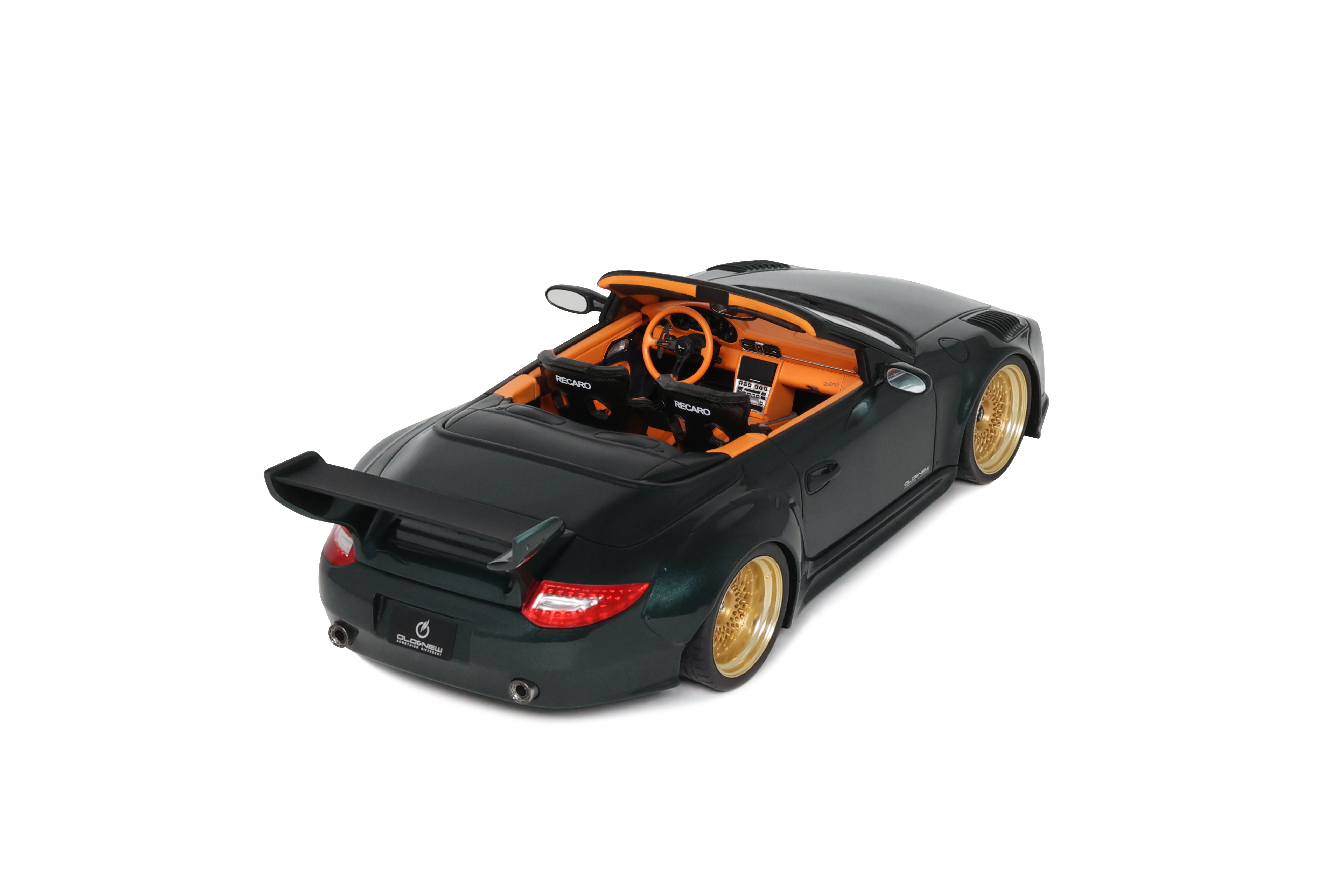 GT Spirit 1:18 Scale Resin,  2024 Porsche 911 (997) OLD & NEW TOKYO AUTO SALON, GREEN - GT548