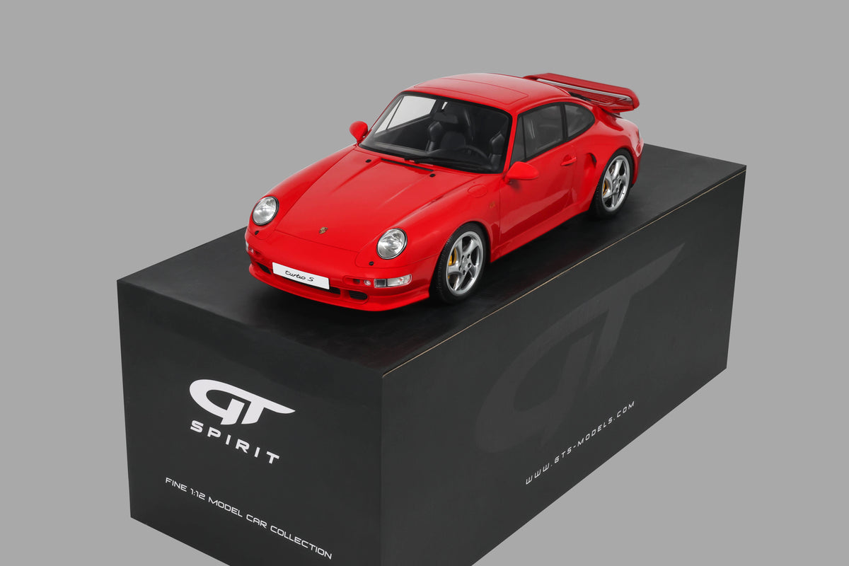 GT Spirit 1:12 Scale Resin,  1997 Porsche 911 (993) Turbo S, Red - GT556