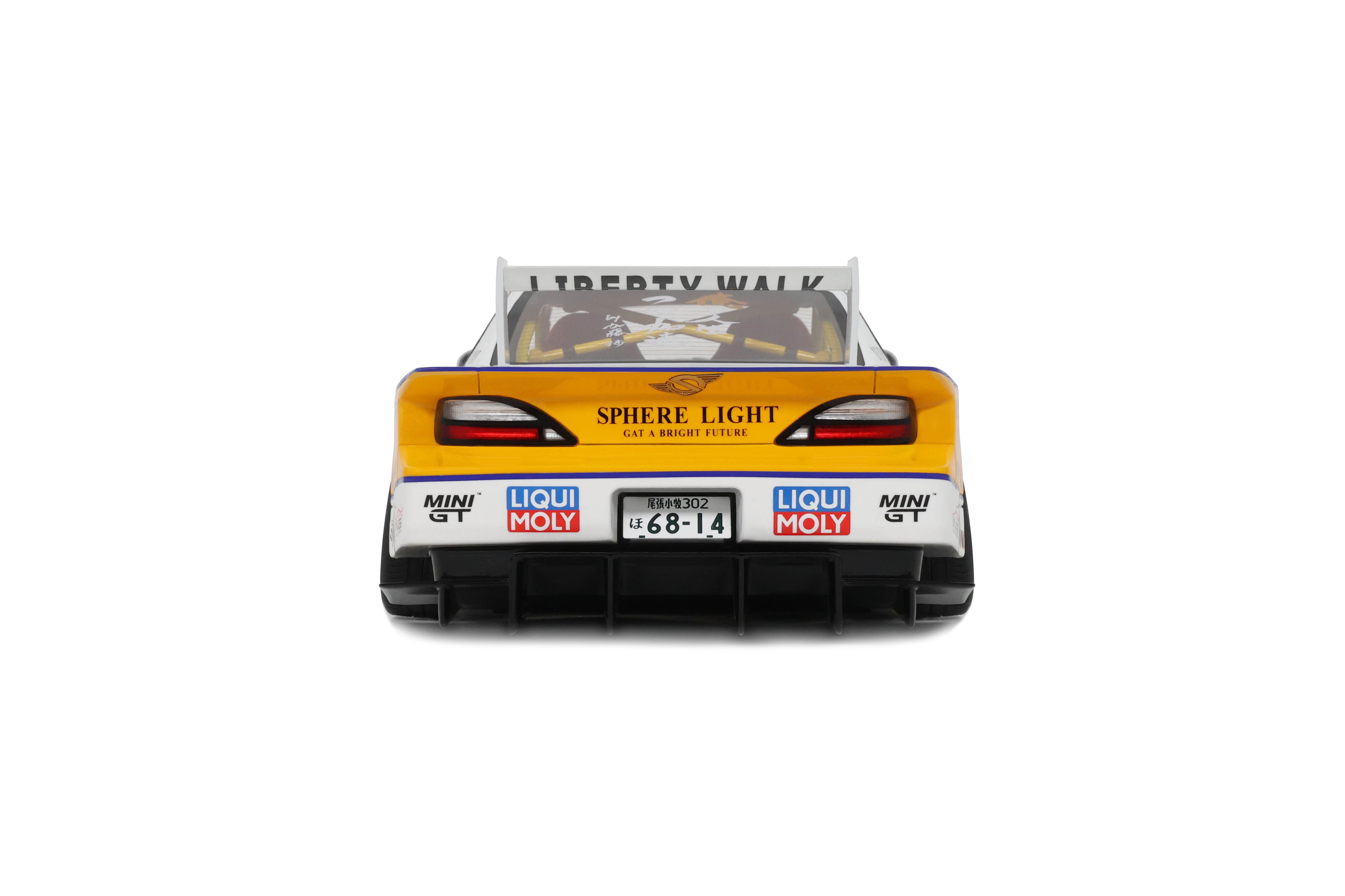 GT Spirit 1:18 Scale Resin, 2021 NISSAN S15 SILVA LB  SUPER SILHOUETTE, WHITE - GT560