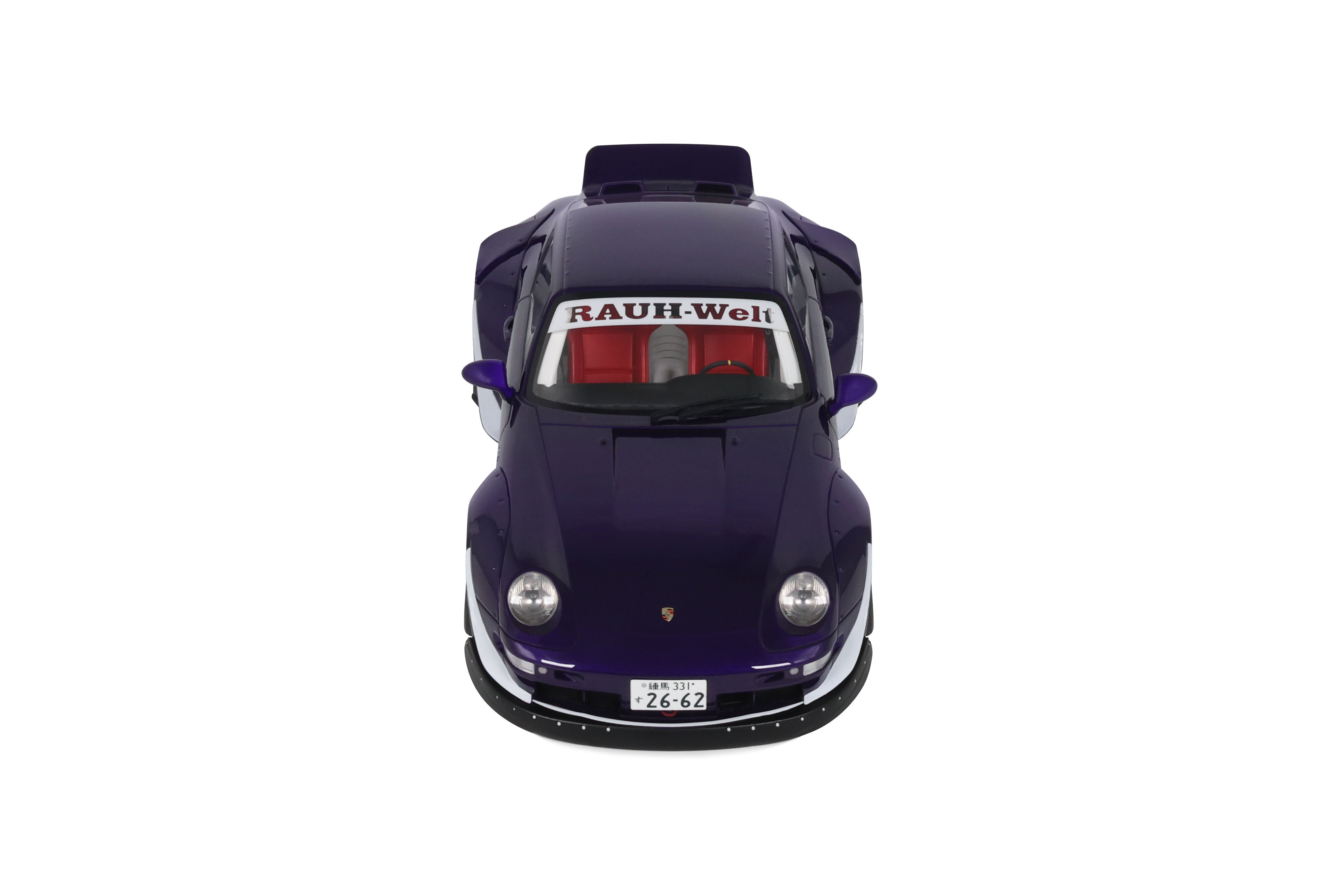 GT Spirit 1:18 Scale Resin,  2015 Porsche 911 RWB ARMY GIRL, PURPLE  - GT562