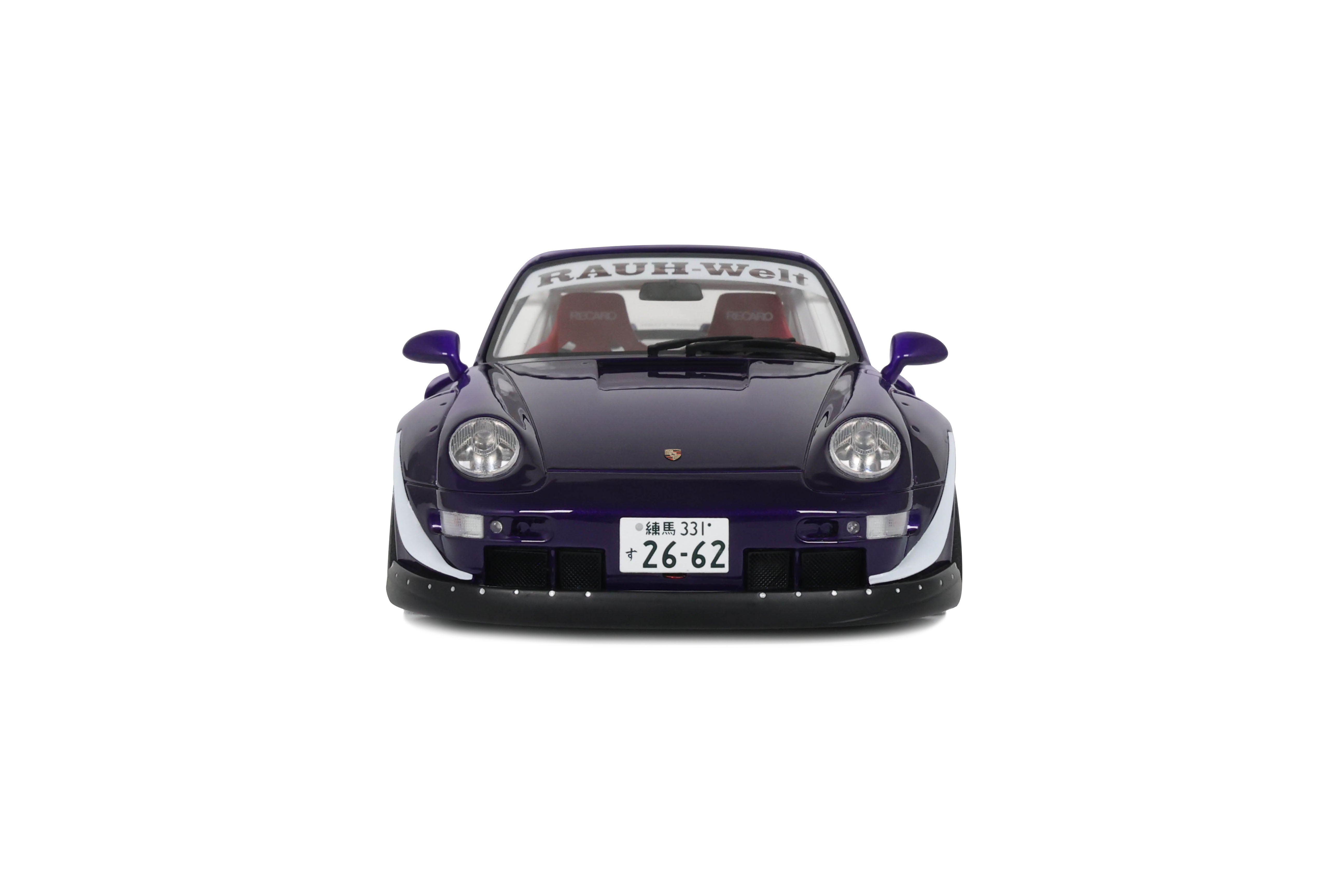 GT Spirit 1:18 Scale Resin,  2015 Porsche 911 RWB ARMY GIRL, PURPLE  - GT562
