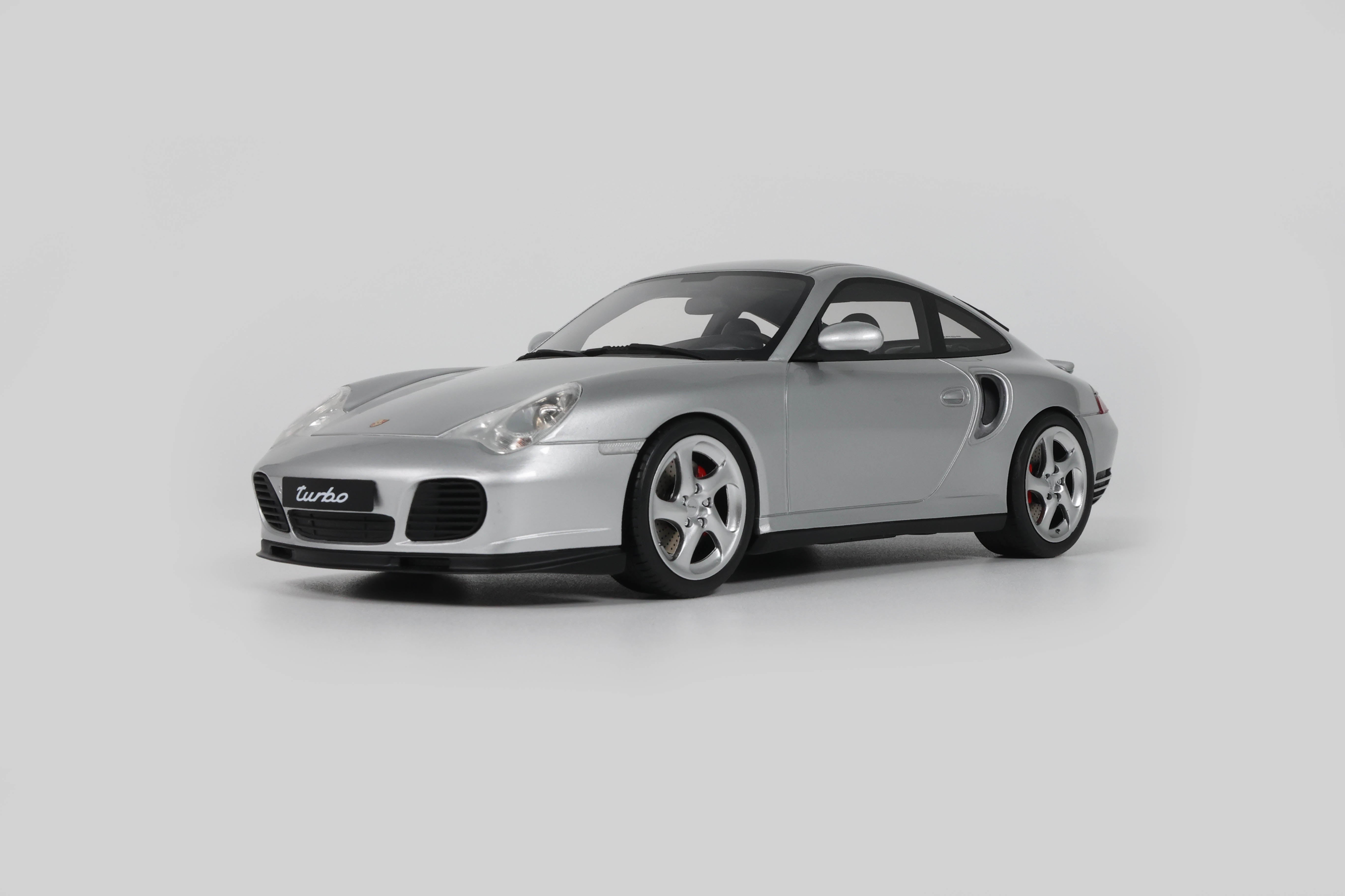 GT Spirit 1:18 Scale Resin, 2001 PORSCHE 911 [996.2]  TURBO, POLAR SILVER - GT567