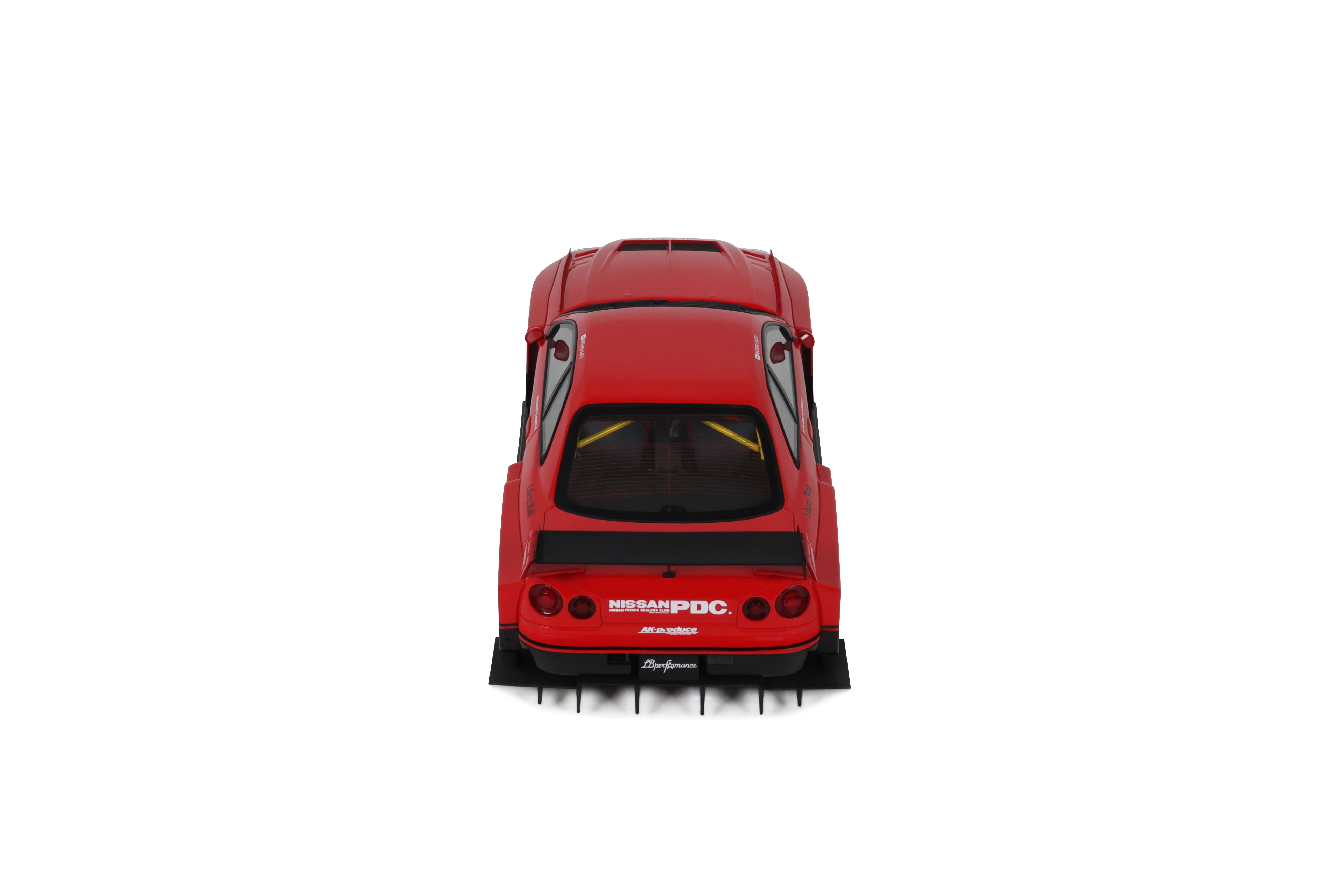 GT Spirit 1:18 Scale Resin,  2020 NISSAN SKYLINE R34 GT R LB SUPER SILHOUETTE - RED - GT570