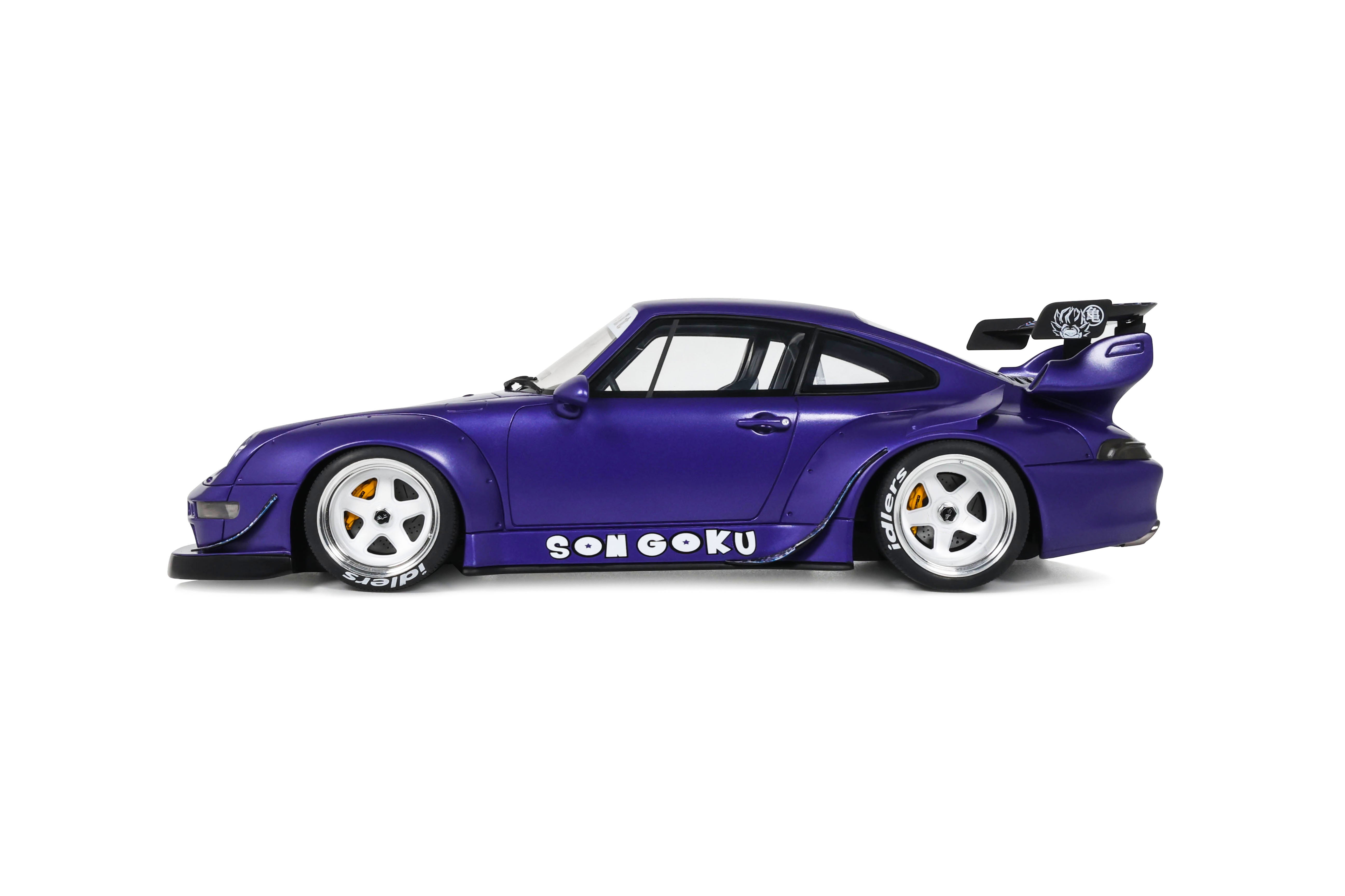 GT Spirit 1:18 Scale Resin, 2024 PORSCHE 911 RWB SON GOKU, PURPLE - GT571