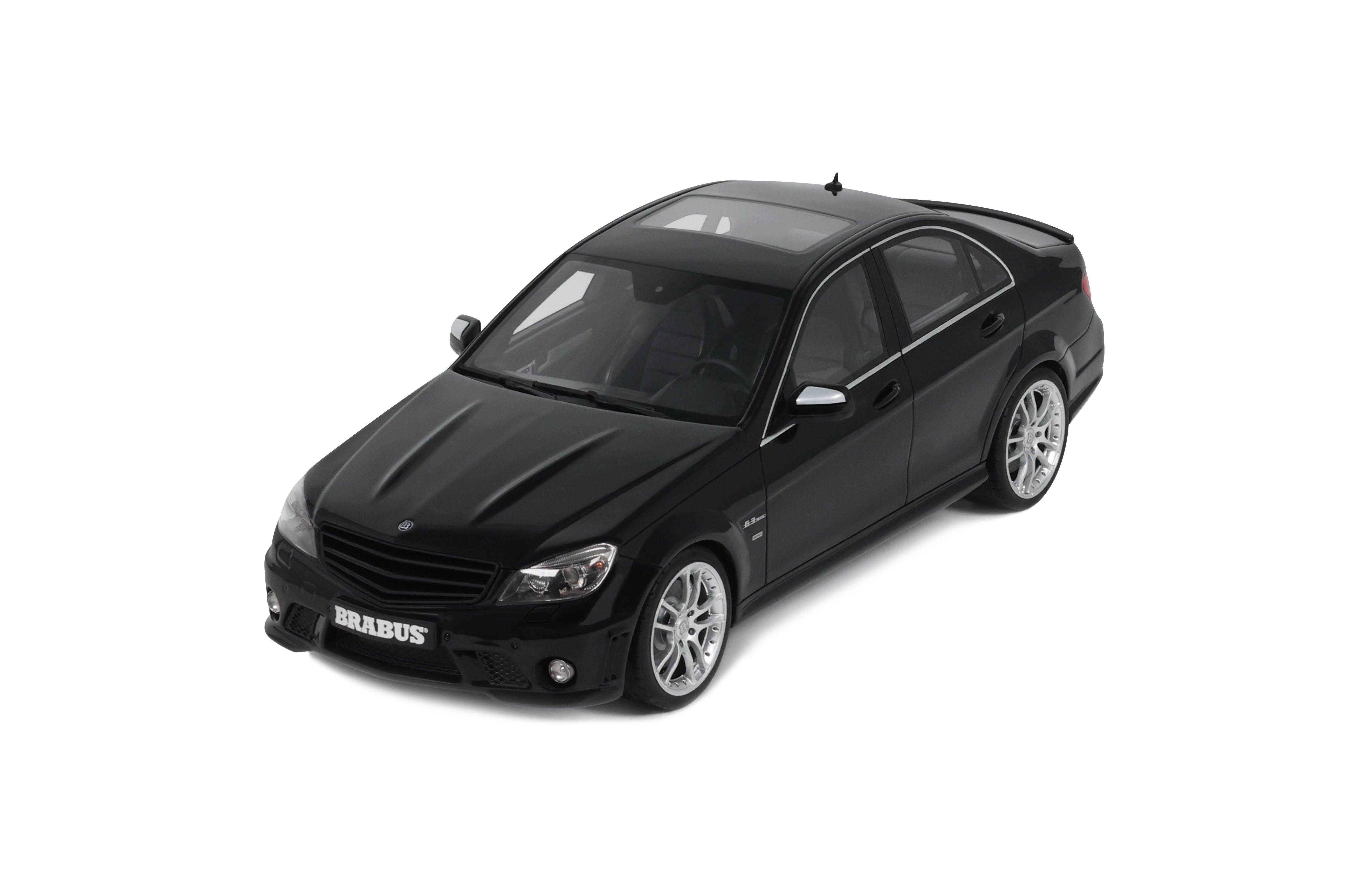 GT Spirit 1:18 Scale Resin, 2008 BRABUS B63S Mercedes Benz C63 AMG, OBSIDIAN BLACK - GT582