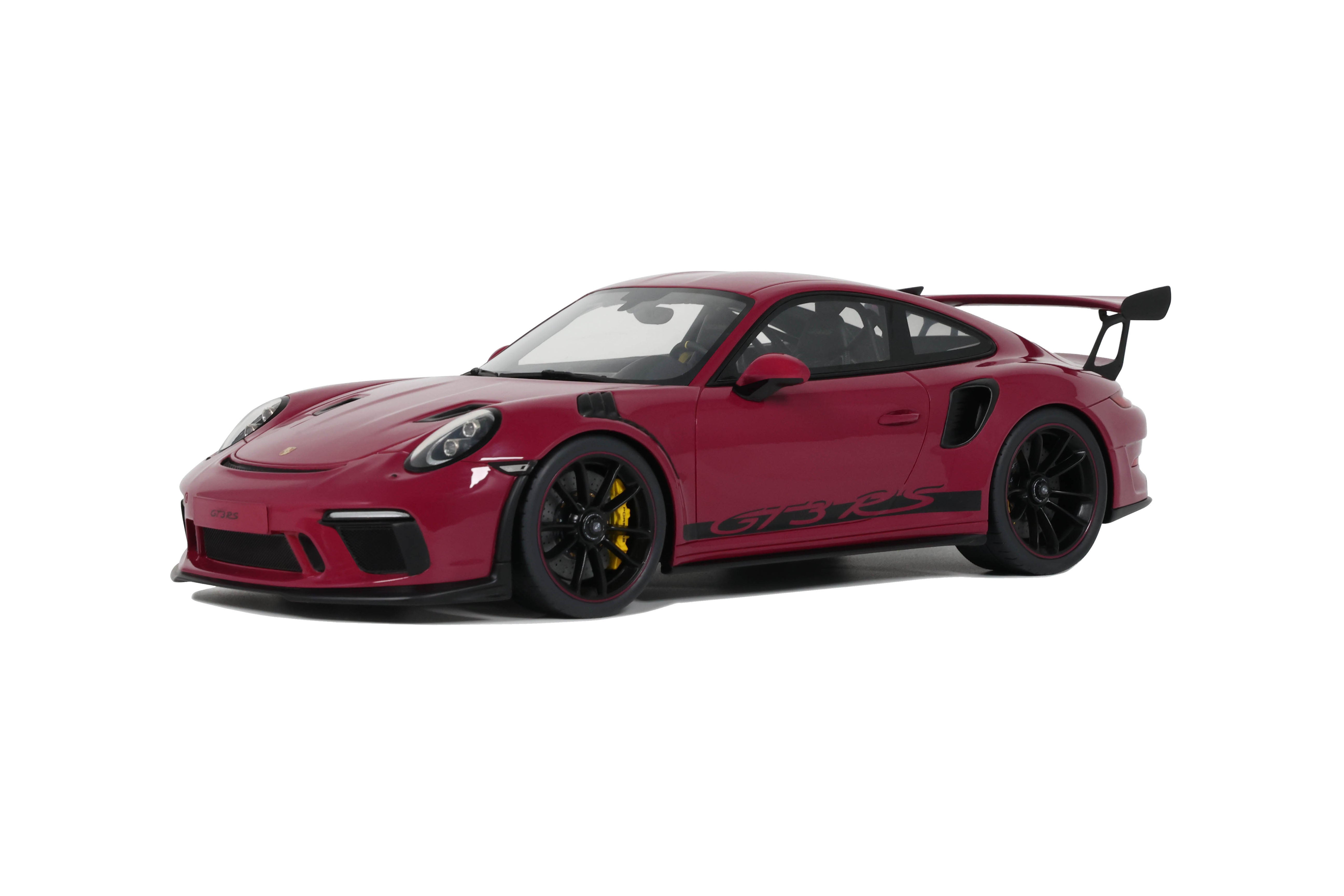 GT Spirit 1:18 Scale Resin Model - 2019 Porsche 911 (991.2) GT3 RS, Pink - GT911