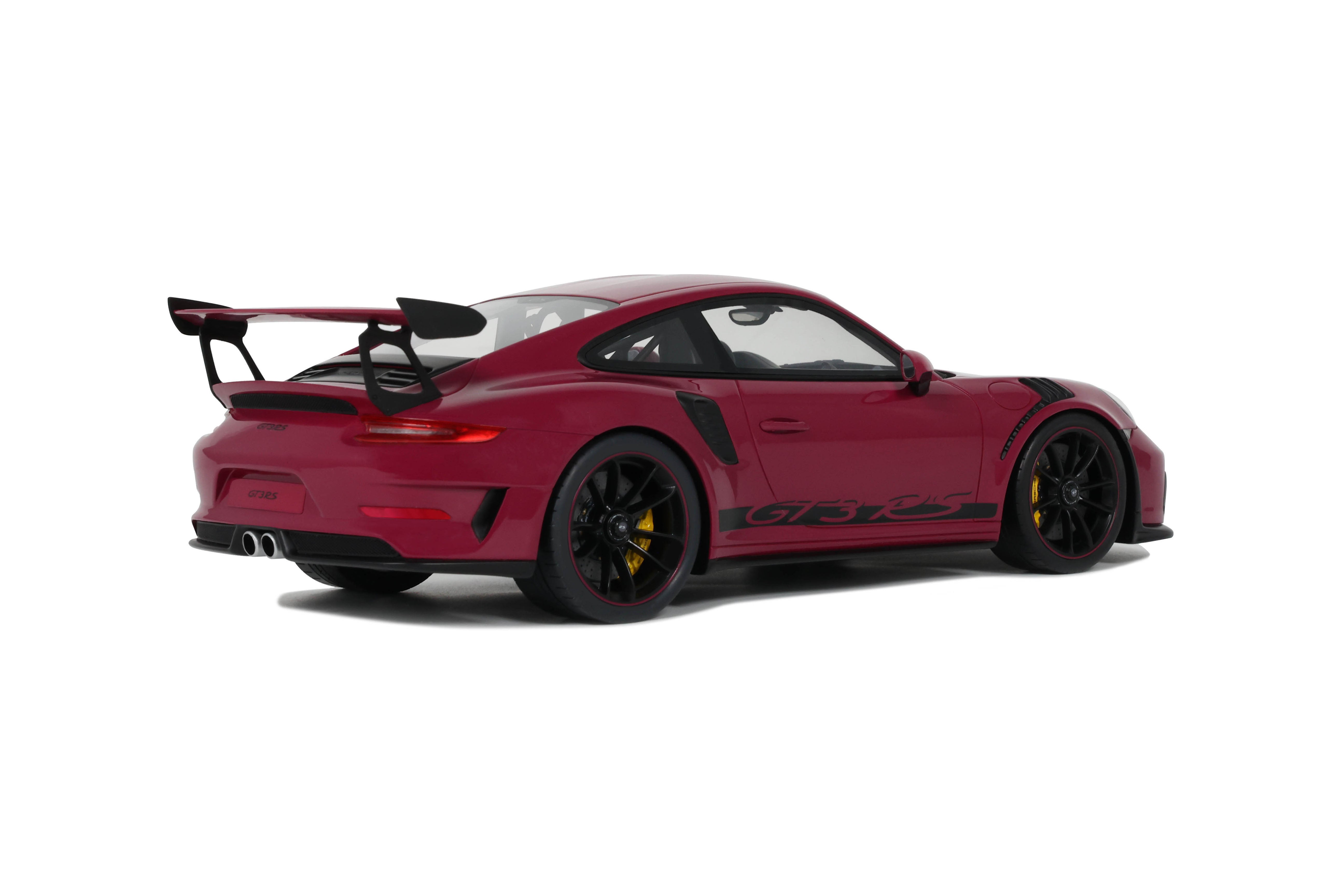 GT Spirit 1:18 Scale Resin Model - 2019 Porsche 911 (991.2) GT3 RS, Pink - GT911