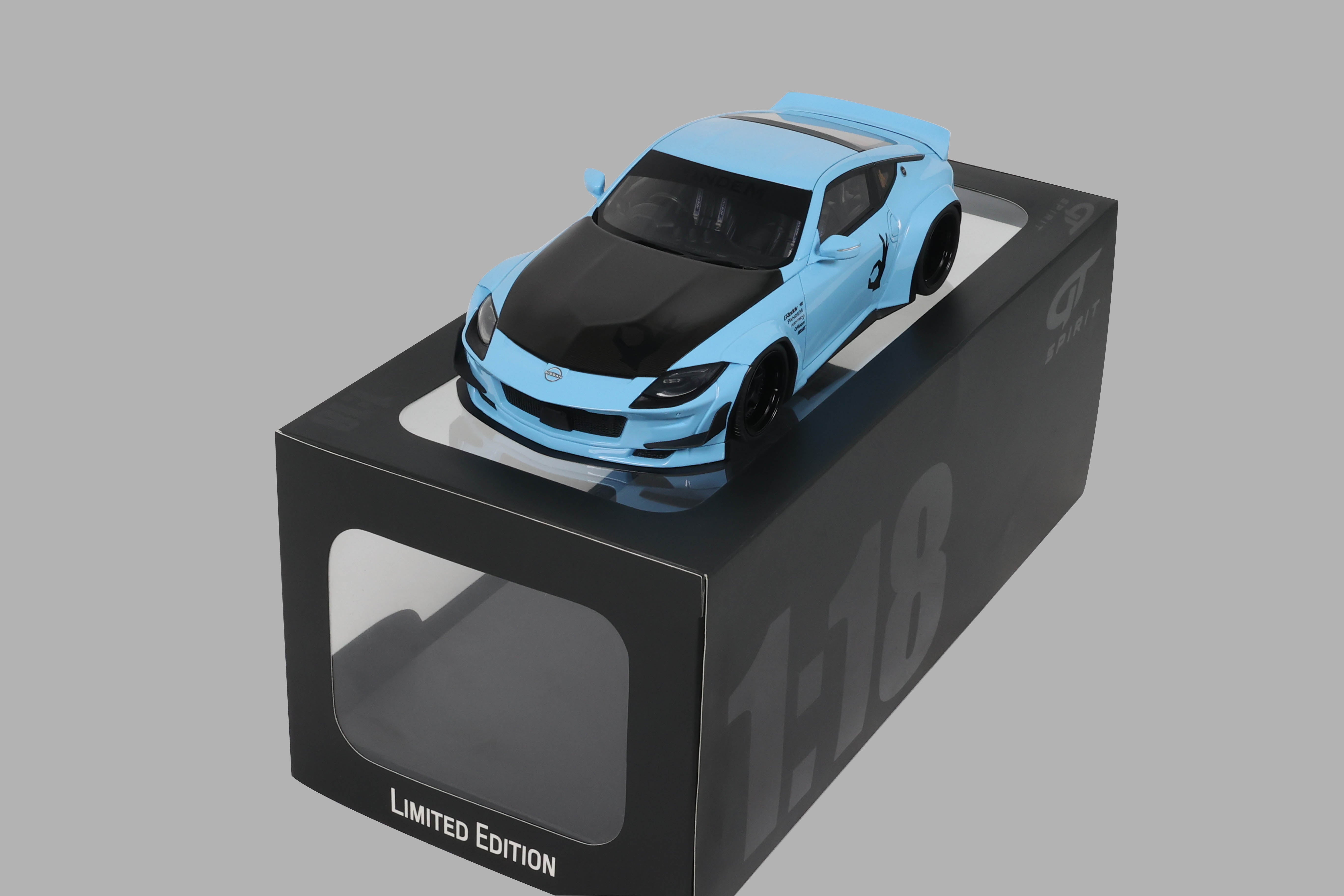 GT Spirit 1:18 Scale Resin, 2025 Pandem Nissan Fairlady Z, China Blue - GT943