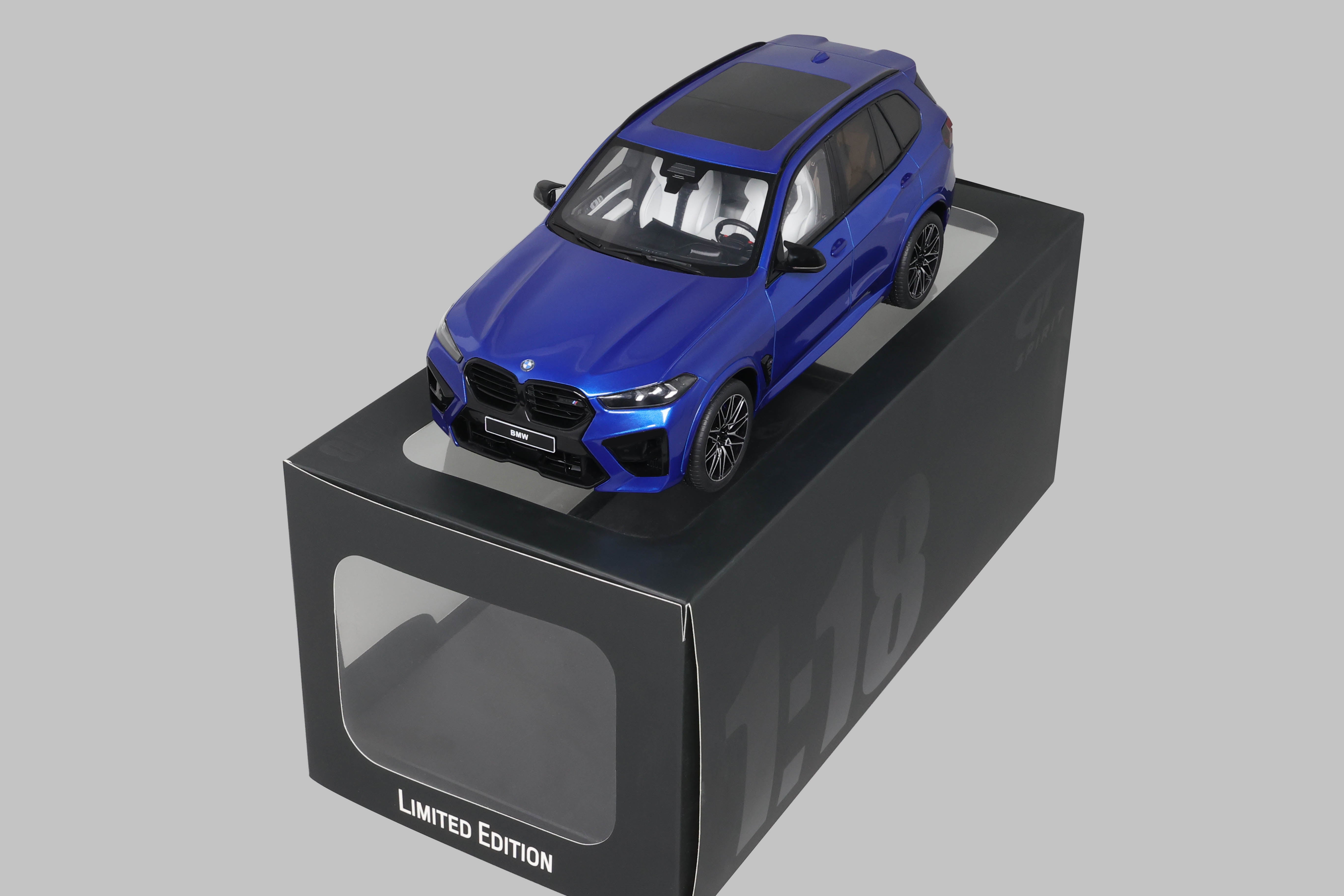 GT Spirit 1:18 Scale Resin,  2023 BMW X5 M COMPETITION, BLUE - GT967