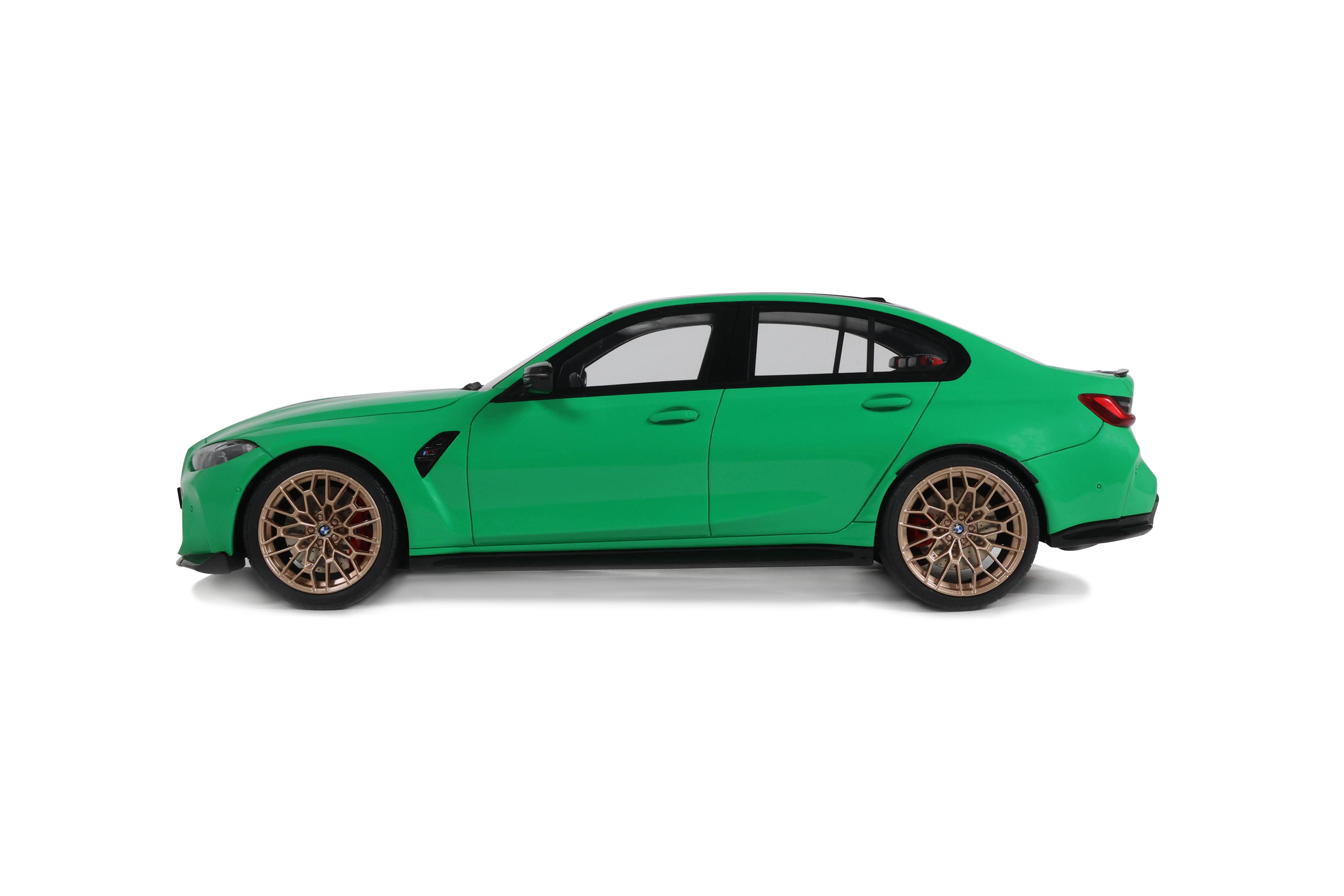 GT Spirit 1:18 Scale Resin, 2023 BMW M3 CS, SIGNAL GREEN - GT976
