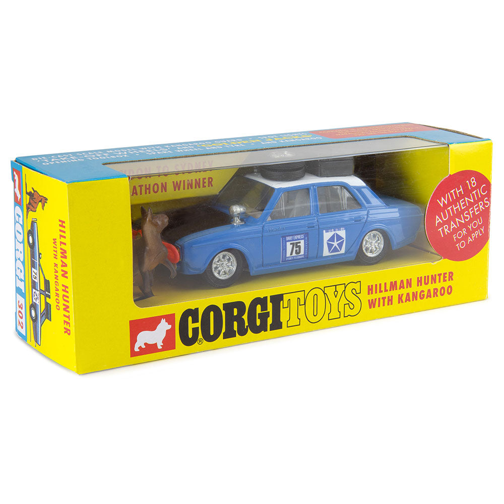Corgi Model Club 1:43 - Hillman Hunter with Kangaroo, Blue - 302