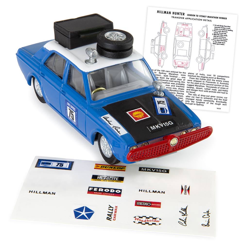 Corgi Model Club 1:43 - Hillman Hunter with Kangaroo, Blue - 302
