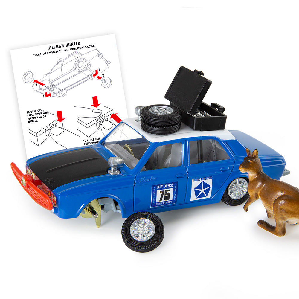 Corgi Model Club 1:43 - Hillman Hunter with Kangaroo, Blue - 302