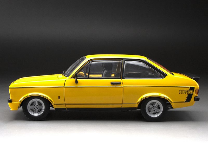 SUNSTAR 1:18 Scale Ford Escort Mk2 Mexico in Yellow (RHD)