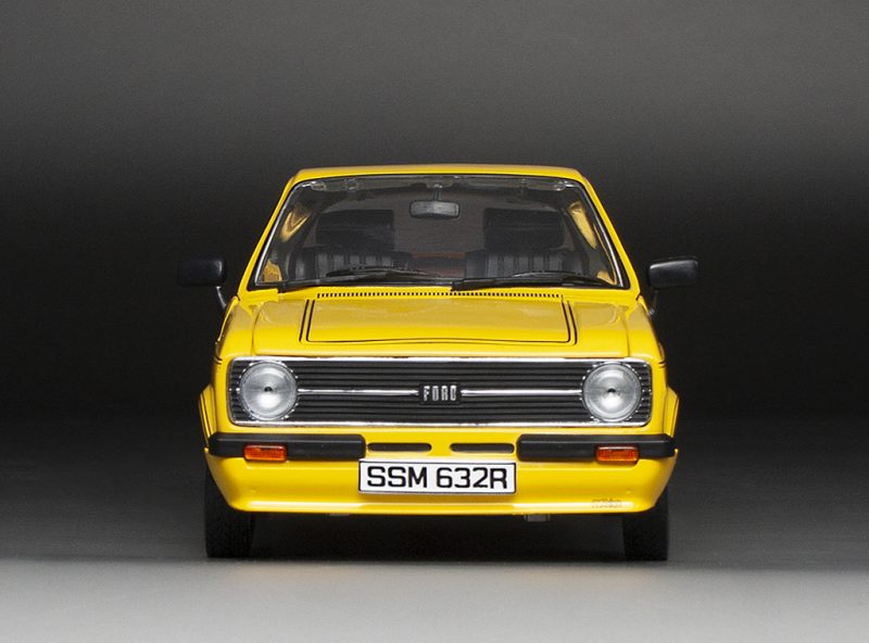 SUNSTAR 1:18 Scale Ford Escort Mk2 Mexico in Yellow (RHD)