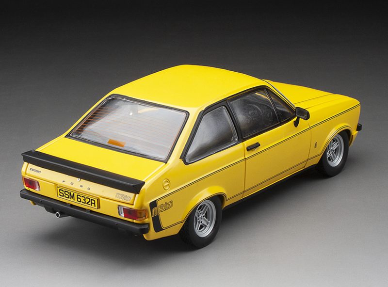 SUNSTAR 1:18 Scale Ford Escort Mk2 Mexico in Yellow (RHD)