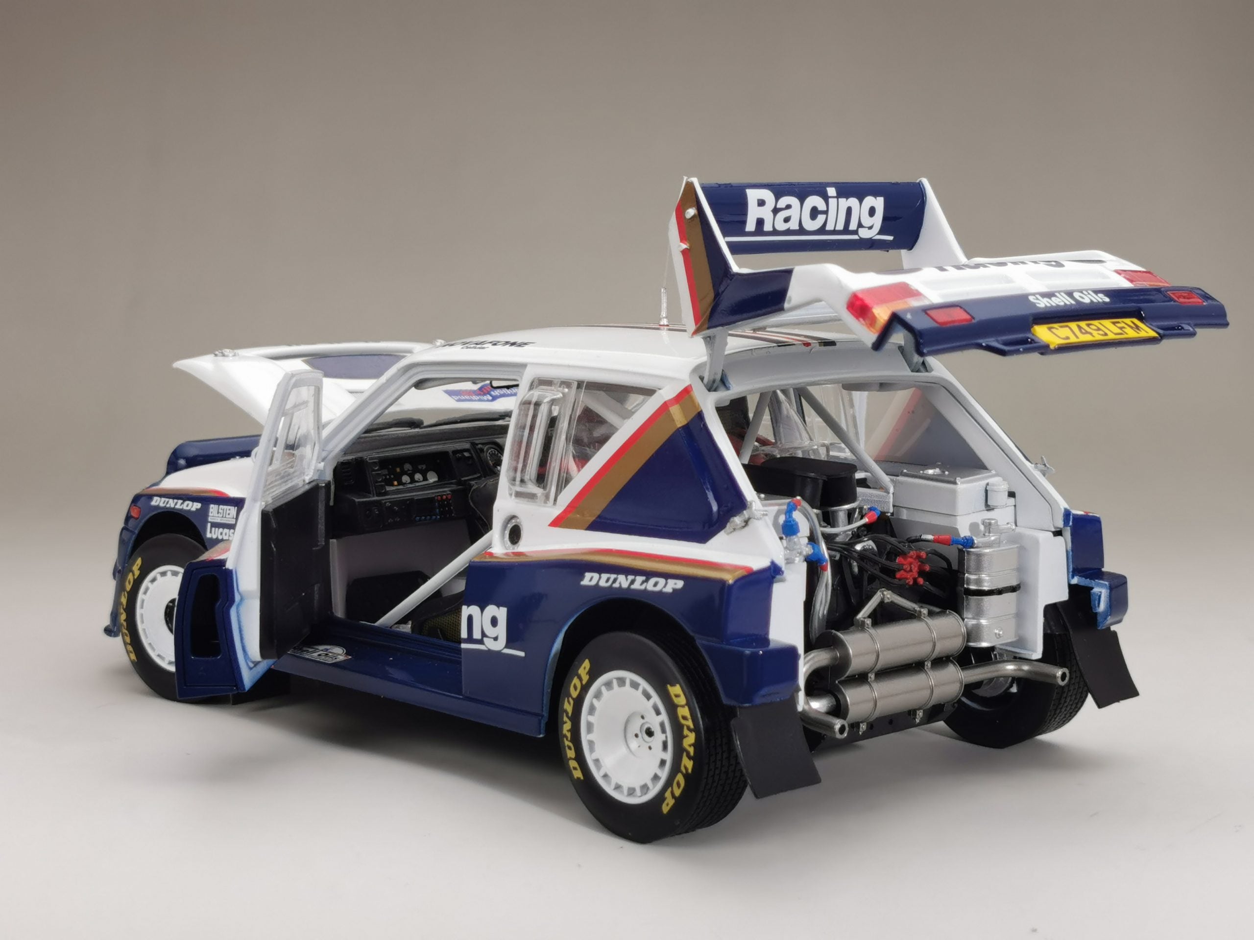 Sunstar 1:18 MG Metro 6R4 – #2 J. McRae / I. Grindrod – Winner British Midland Ulster Rally 1986 - 5542
