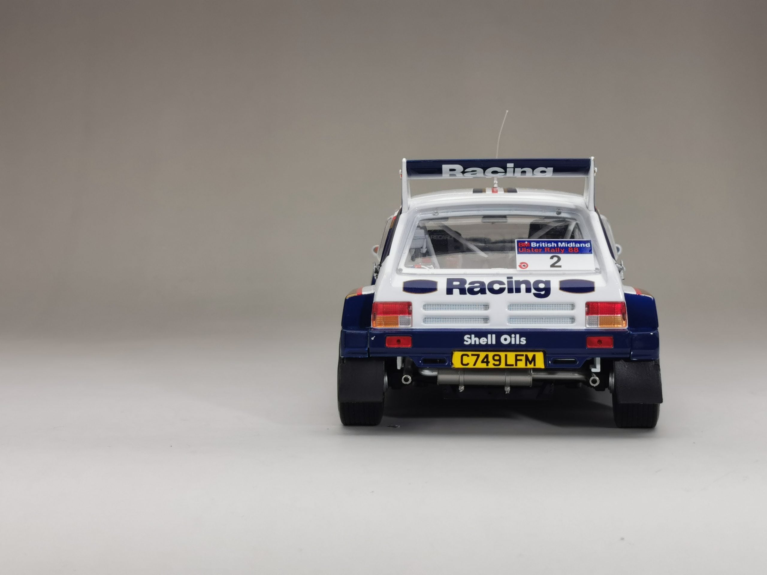 Sunstar 1:18 MG Metro 6R4 – #2 J. McRae / I. Grindrod – Winner British Midland Ulster Rally 1986 - 5542