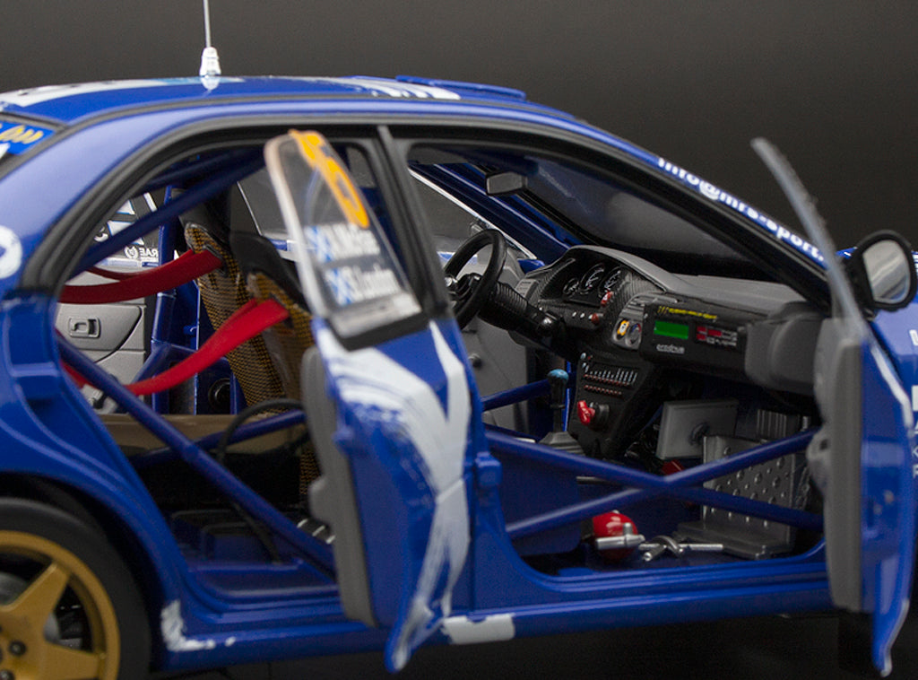 Sunstar 1:18 Subaru Impreza 555 – #15 Alister McRae/Stuart Loudon – Logiman Mythical Cars Rally 2023