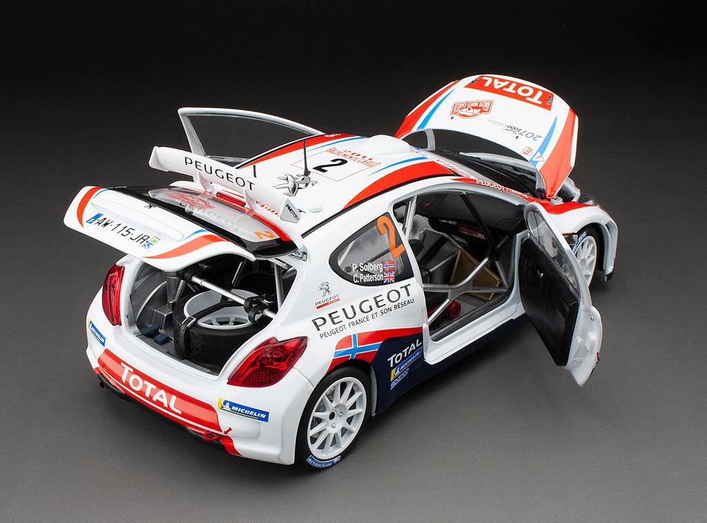 Sunstar 1:18 Peugeot 207 S2000 - #2 P.Solsberg/C.Patterson -  Rallye Automobile Monte- Carlo 2011 (limited edition  1999pcs) - 5442