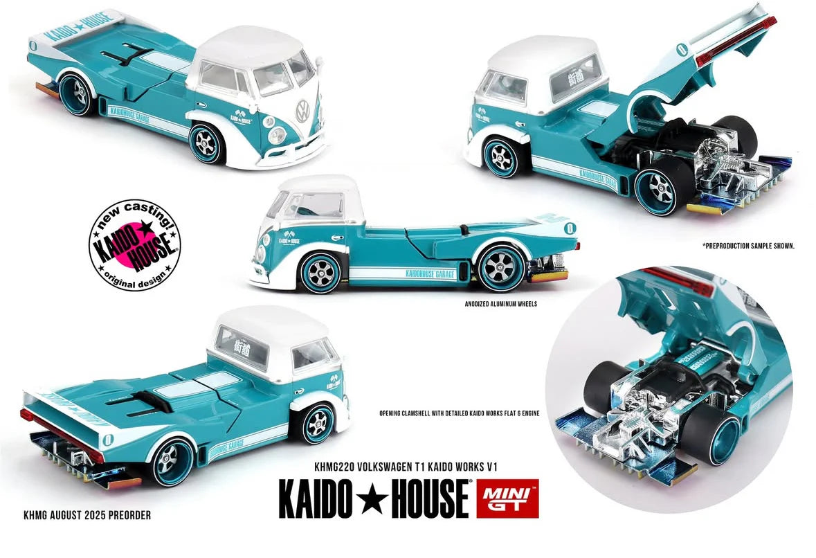 Mini GT 1:64 Kaido House - VOLKSWAGEN VW T1 KAIDO WORKS V1 - KHMG220