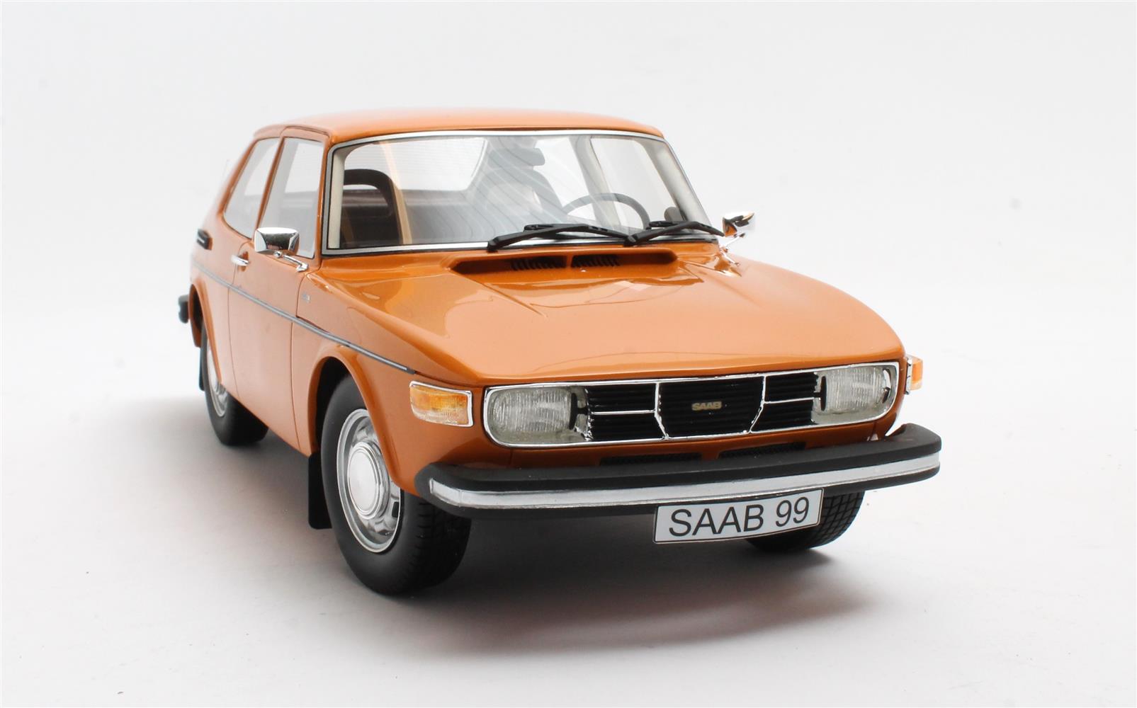CULT 1:18 Resin - 1975 Saab 99 Combi - Indian Yellow - CML176-1