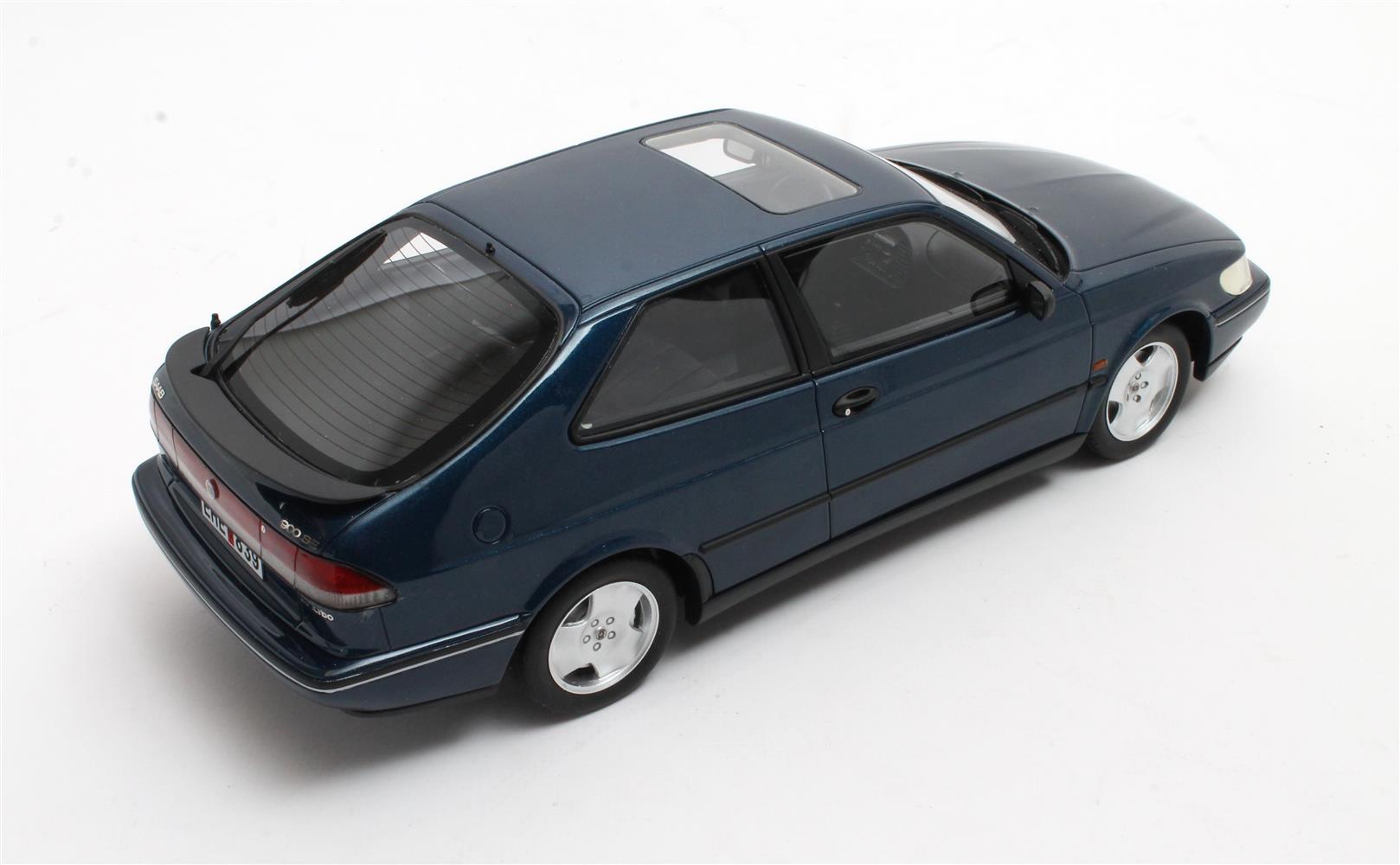 CULT 1:18 Scale 1994 SAAB 900 SE Turbo, Blue Metallic - CML190-1