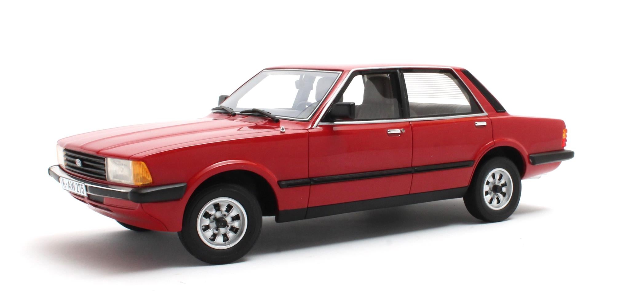 CULT 1:18 Resin - 1980 Ford Taunus TC4 (Cortina Mk5 2.0 GL) - Red - CML175-2