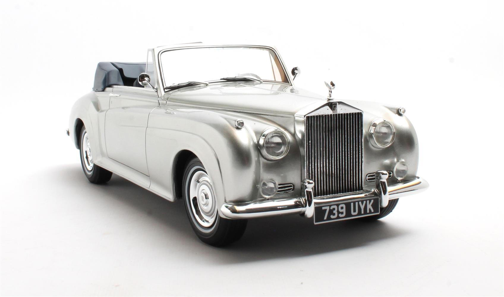 CULT 1:18 Resin - 1960 Rolls Royce Silver Cloud DHC, Grey  - CML105-1