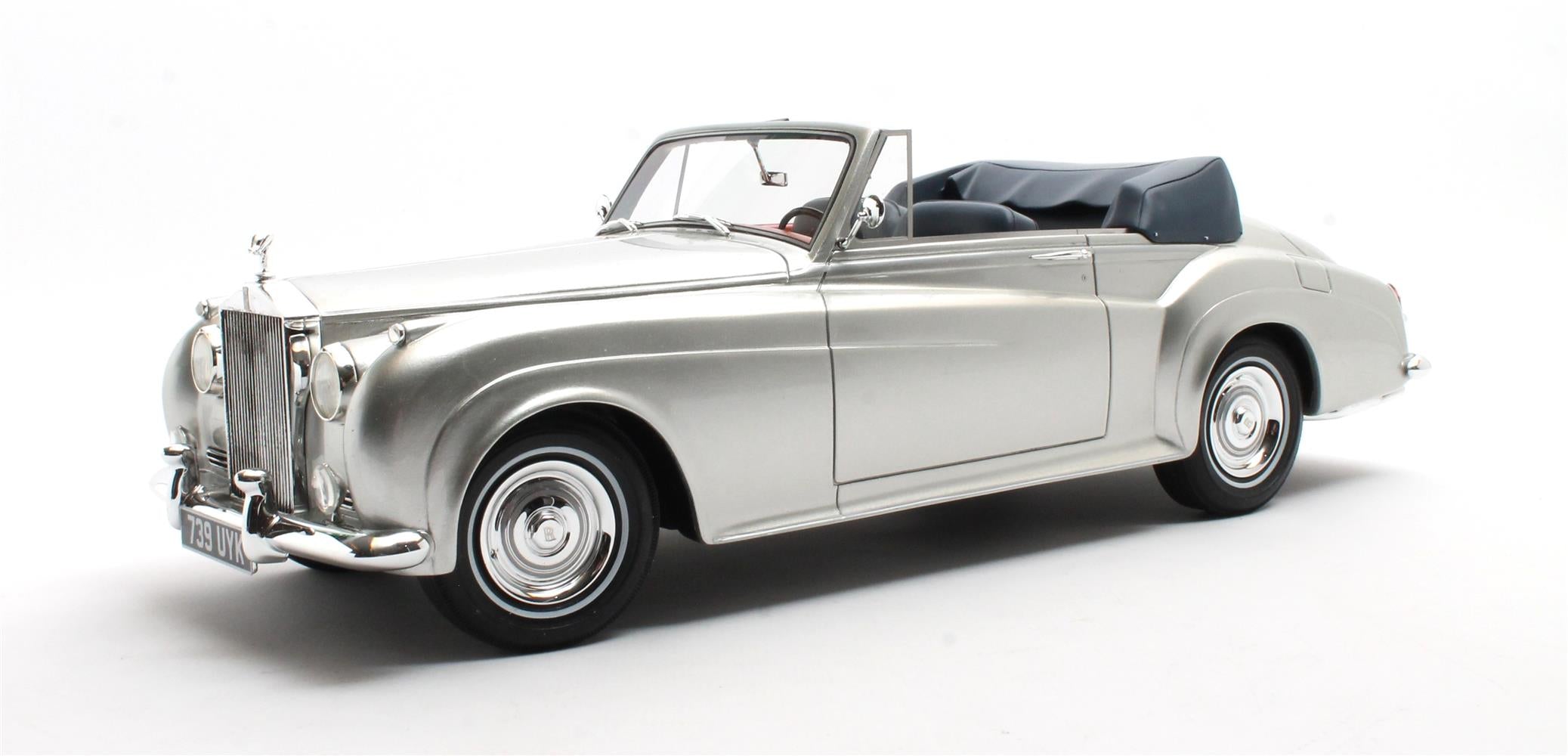 CULT 1:18 Resin - 1960 Rolls Royce Silver Cloud DHC, Grey  - CML105-1
