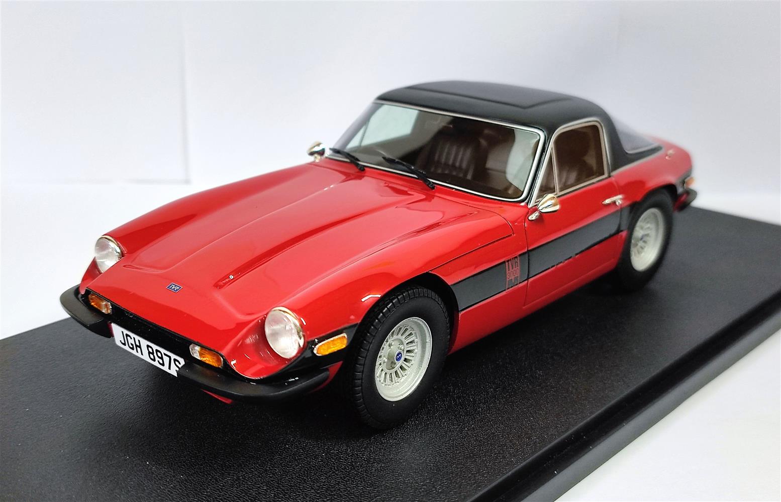 CULT 1:18 Scale 1972 to 1976 TVR 3000M, Red - CML226-2